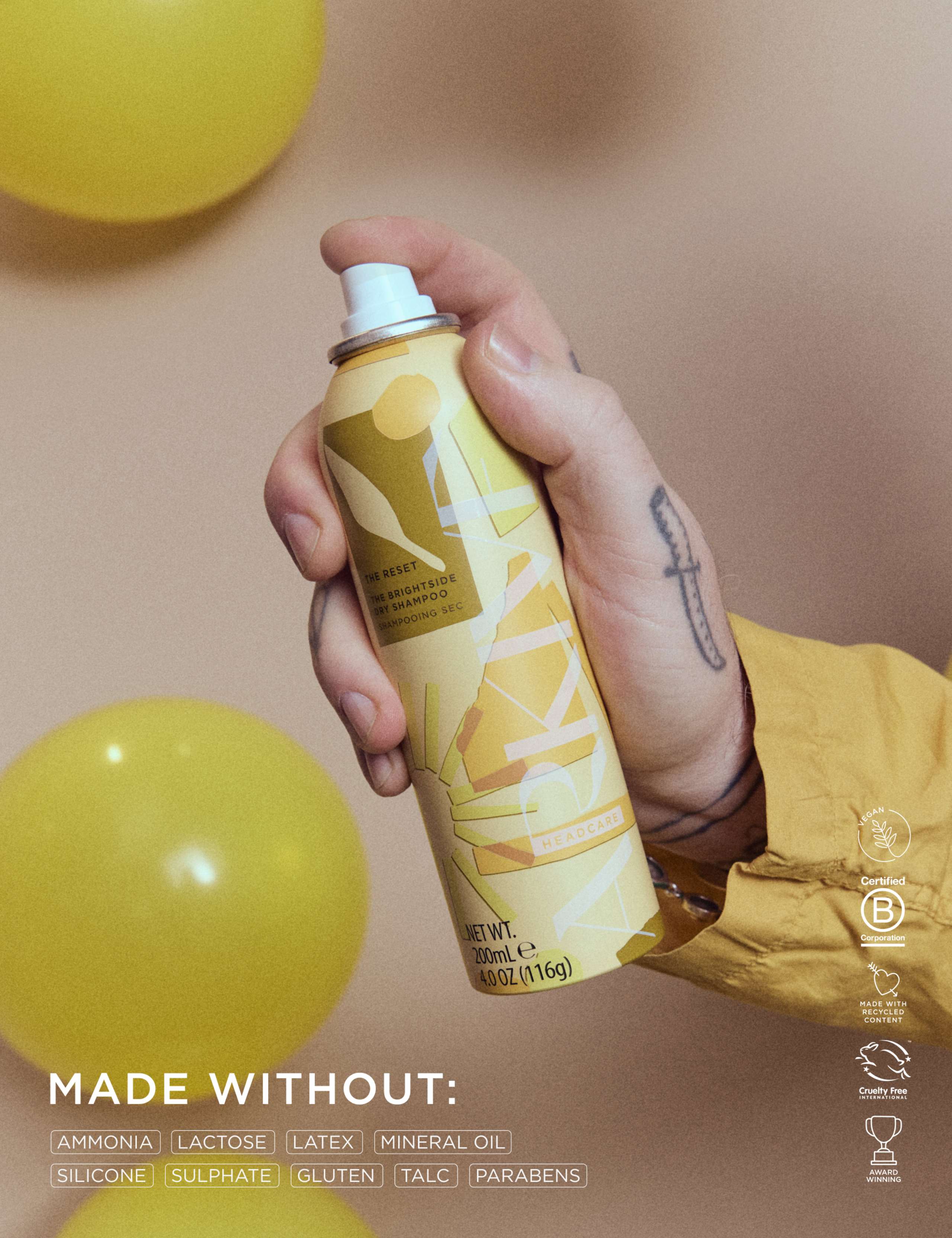 The Reset Dry Shampoo (Brightside) 200ml 8 of 10