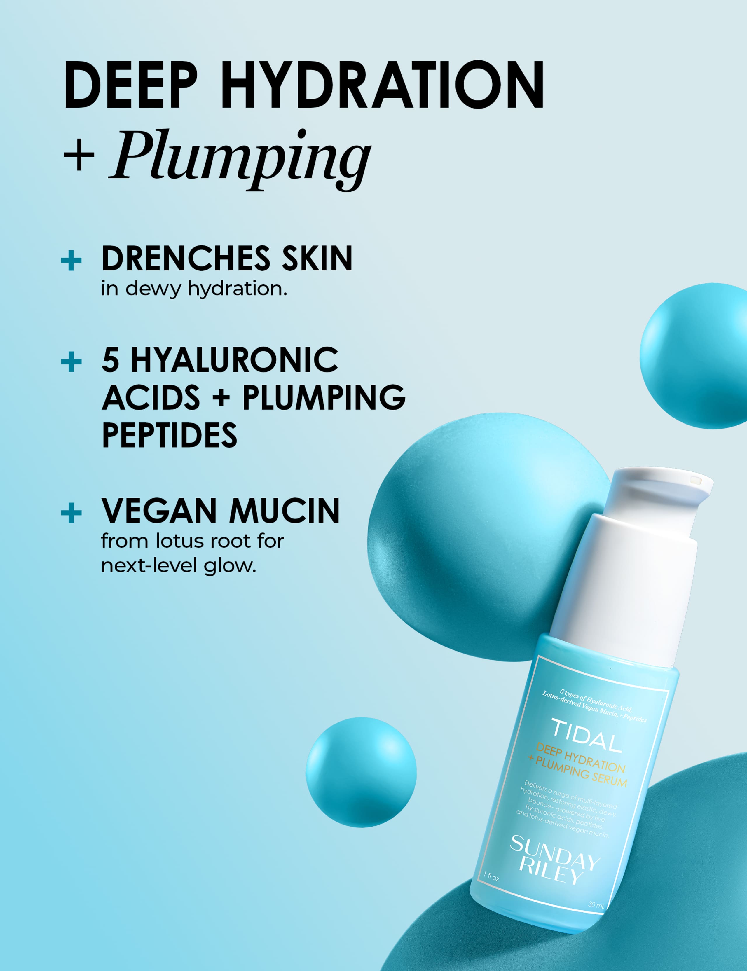 Tidal Deep Hydration and Plumping Serum 30ml 3 of 5