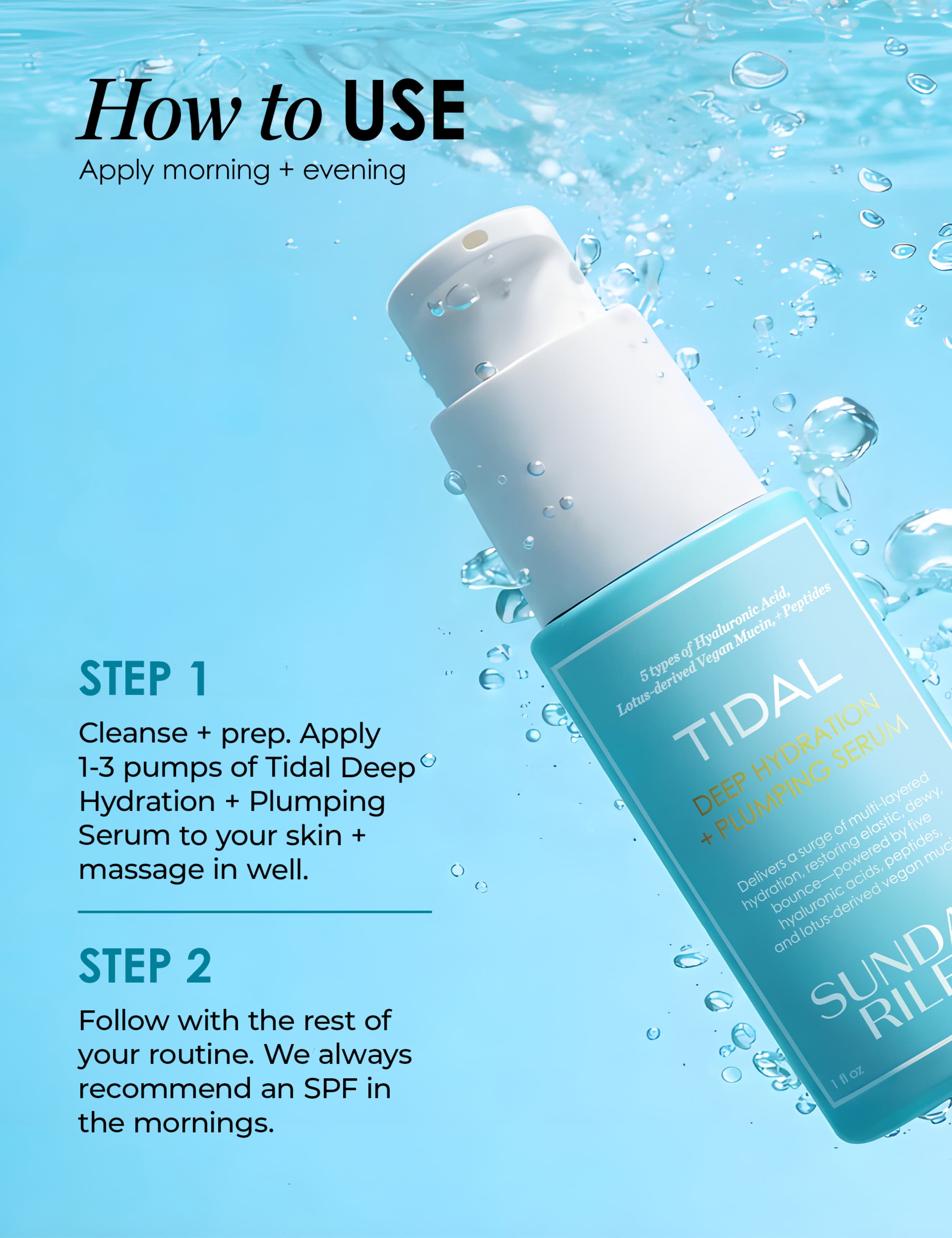 Tidal Deep Hydration and Plumping Serum 30ml 5 of 5