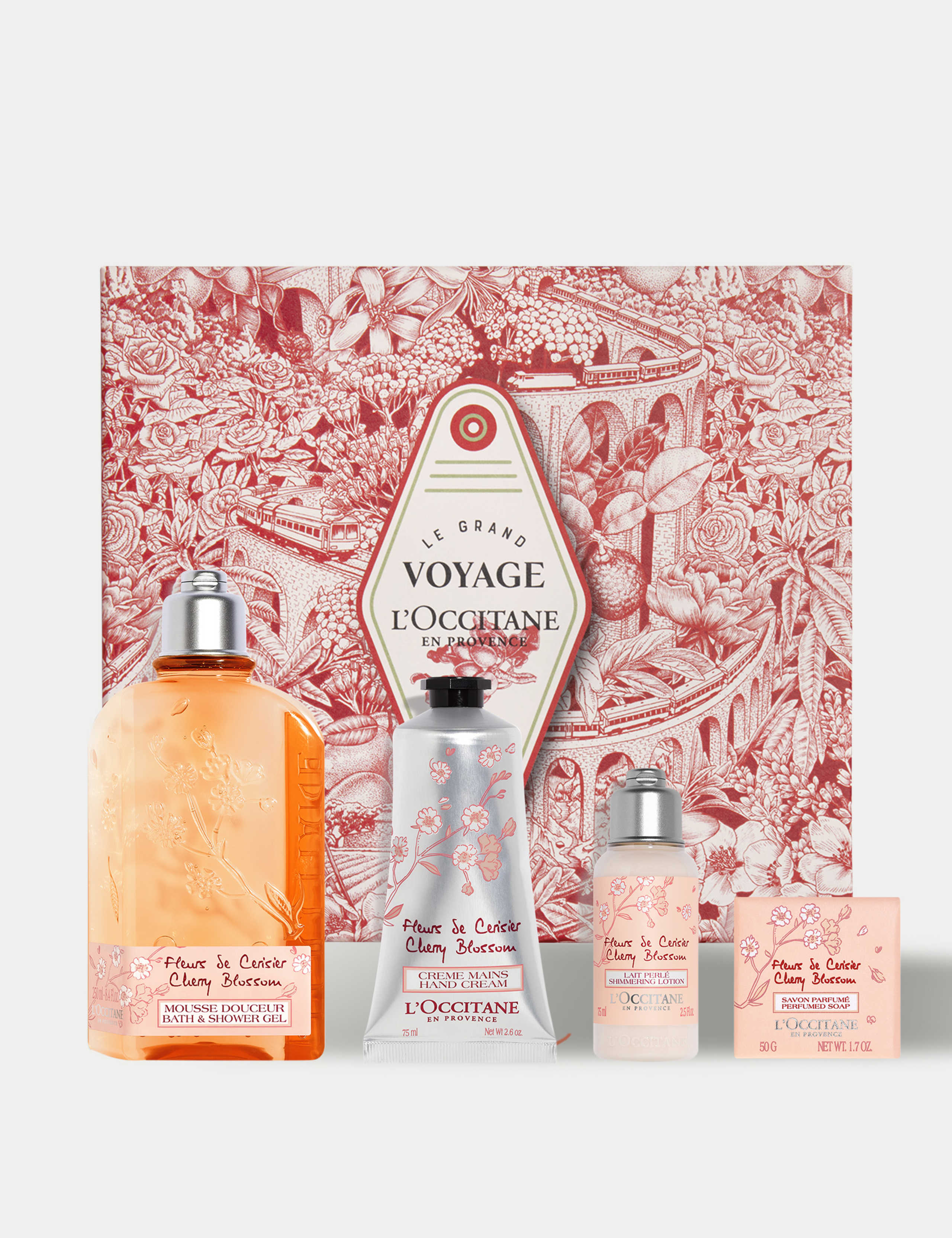 L'Occitane Fleurs de Cerisier セット L'Occitane En Provence FLEURS DE CERISIER 3 Piece Gift Set