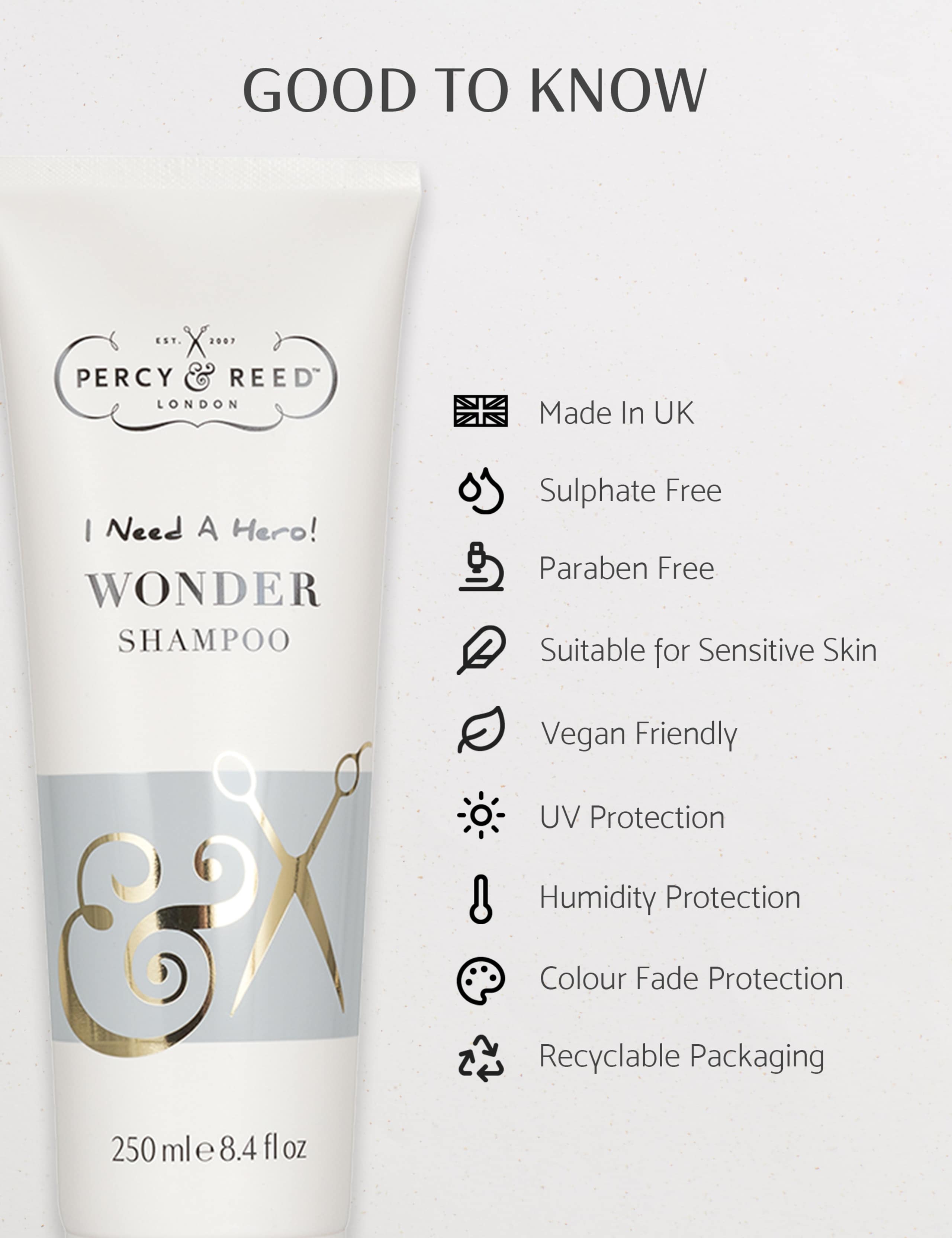 Percy & Reed I Need a Hero! Wonder Shampoo 250ml 5 of 7