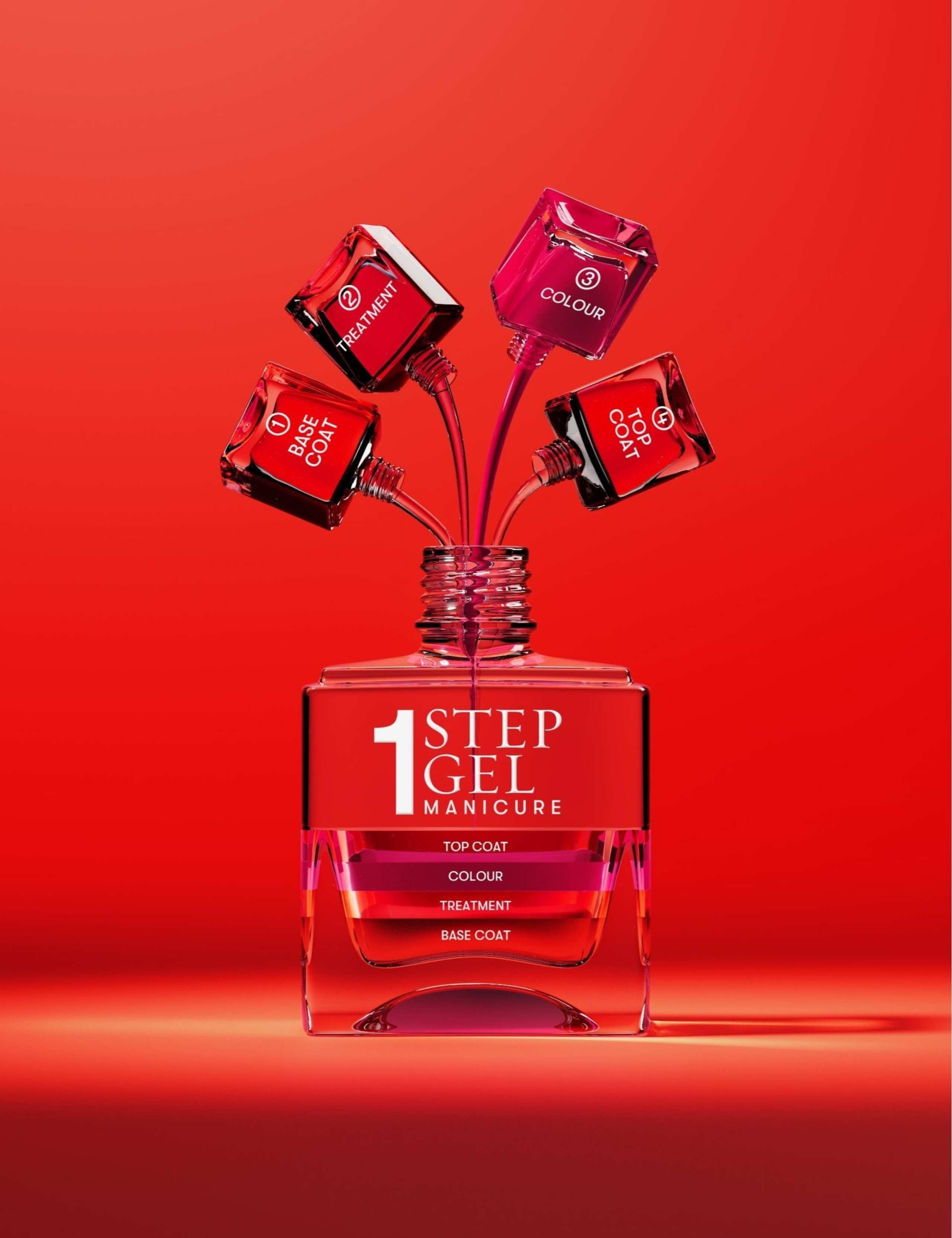 Nail Bordeaux Nail Polish Duo 4 of 5