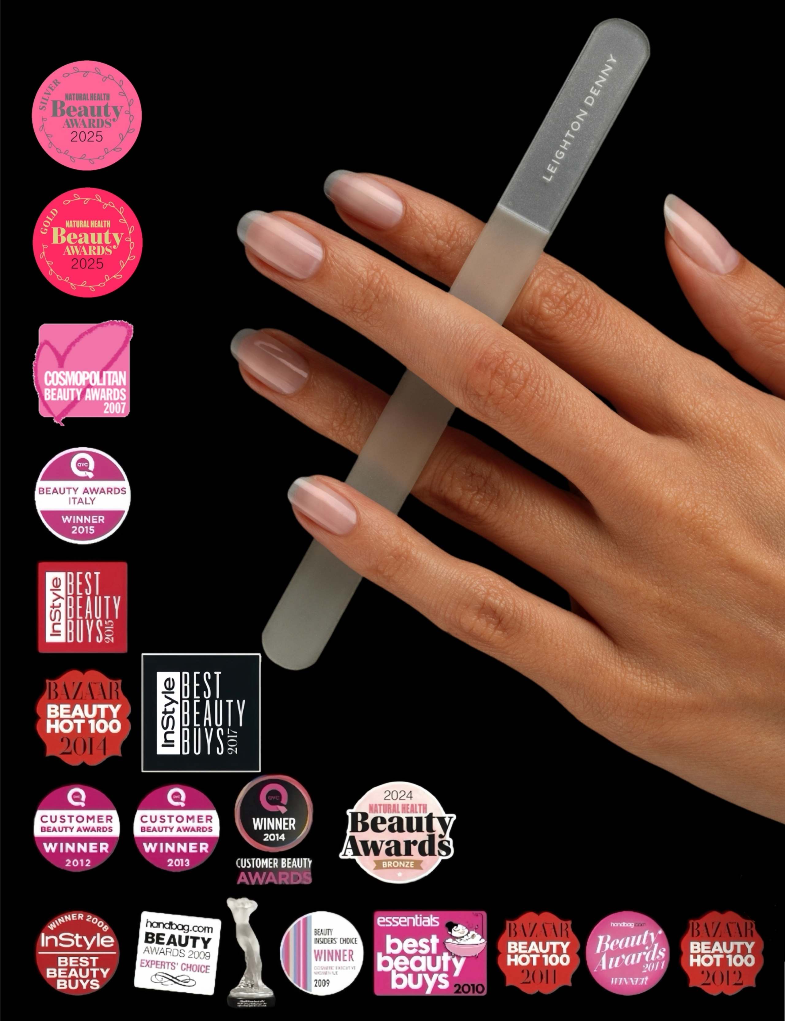 Small Crystal Nail File (135mm) & Case - 21st Anniversary Holographic Edition 4 of 5