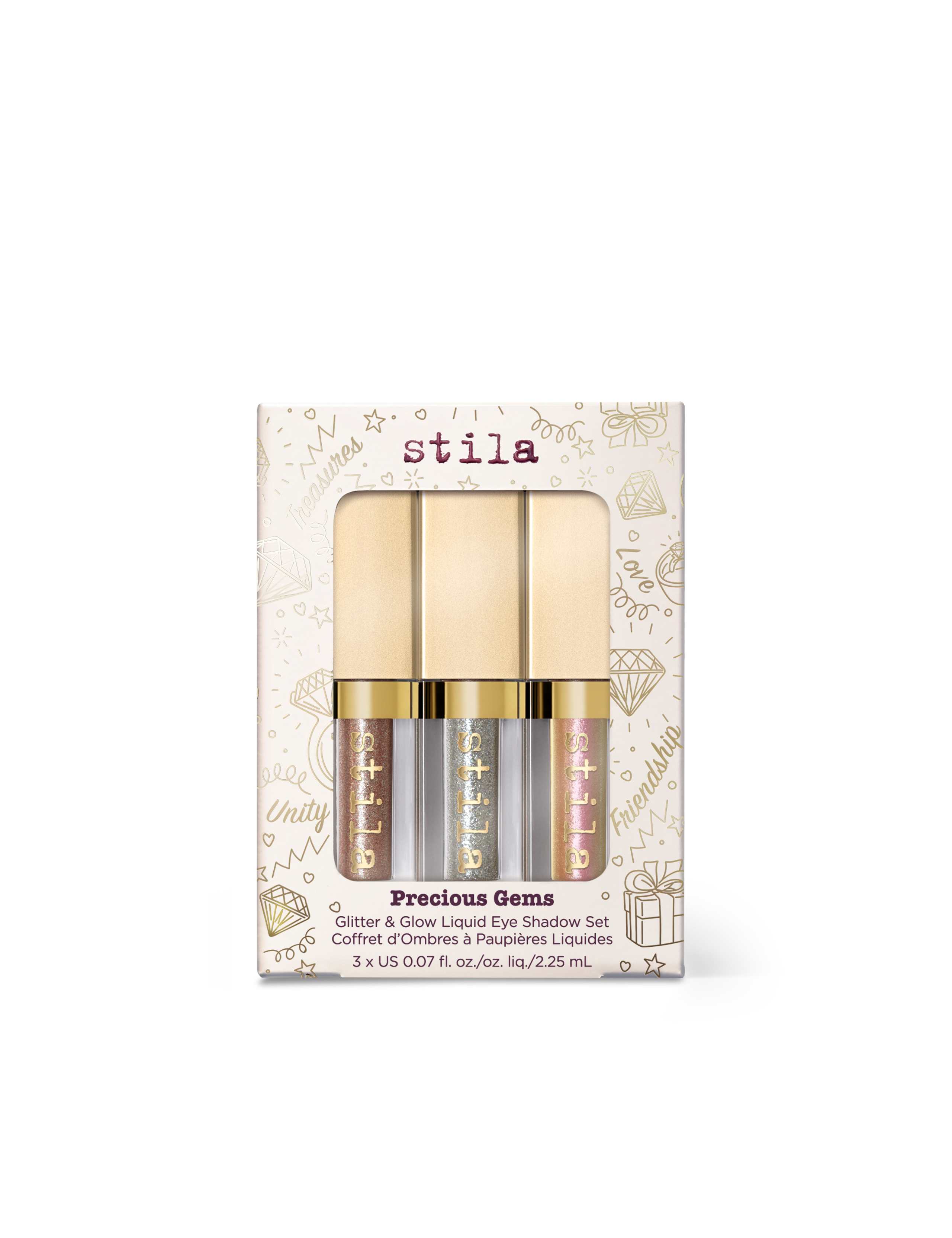 Precious Gems Glitter & Glow Liquid Eye Shadow Set 1 of 2