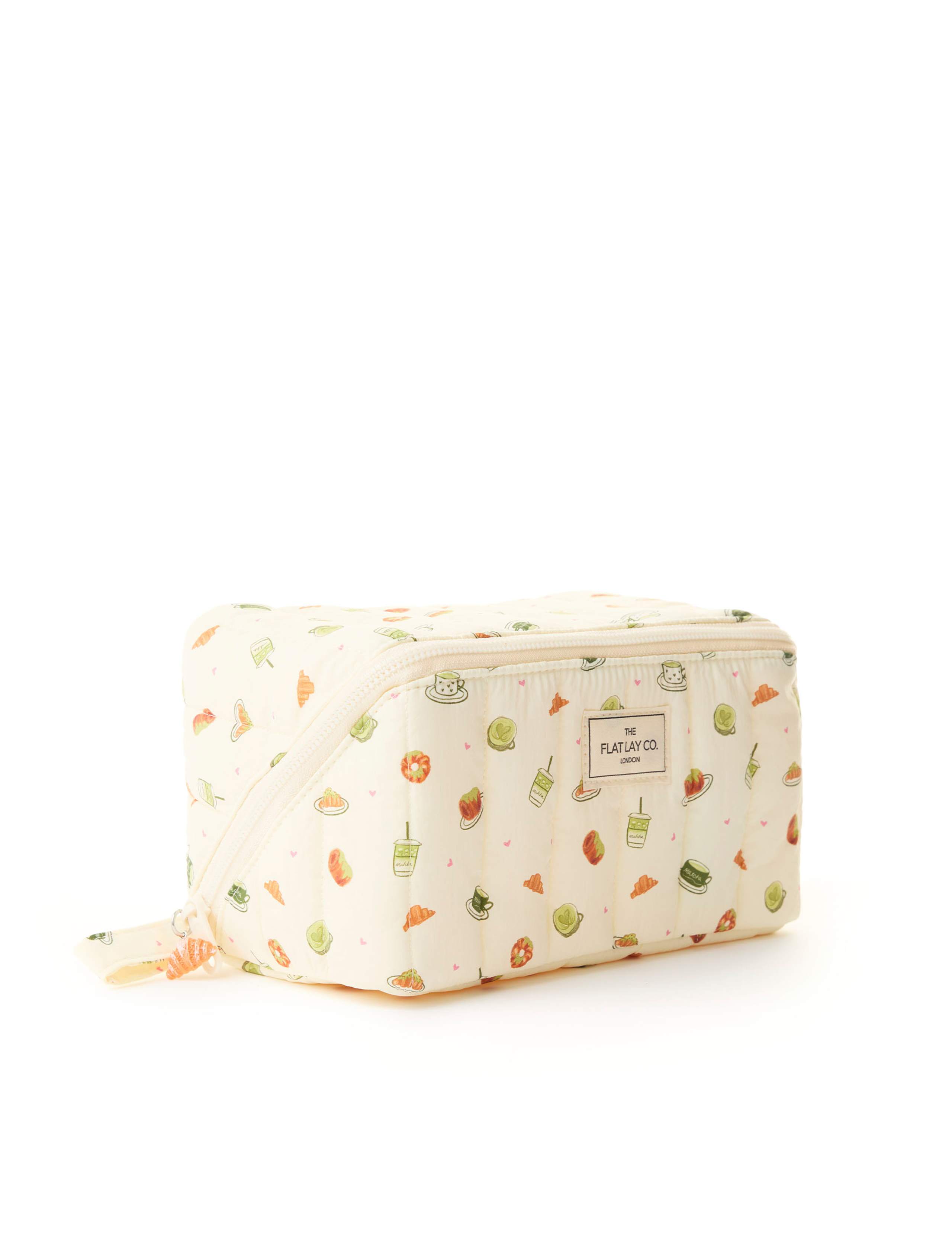 Marshmallow Flat Lay Makeup Box Bag 2 of 11