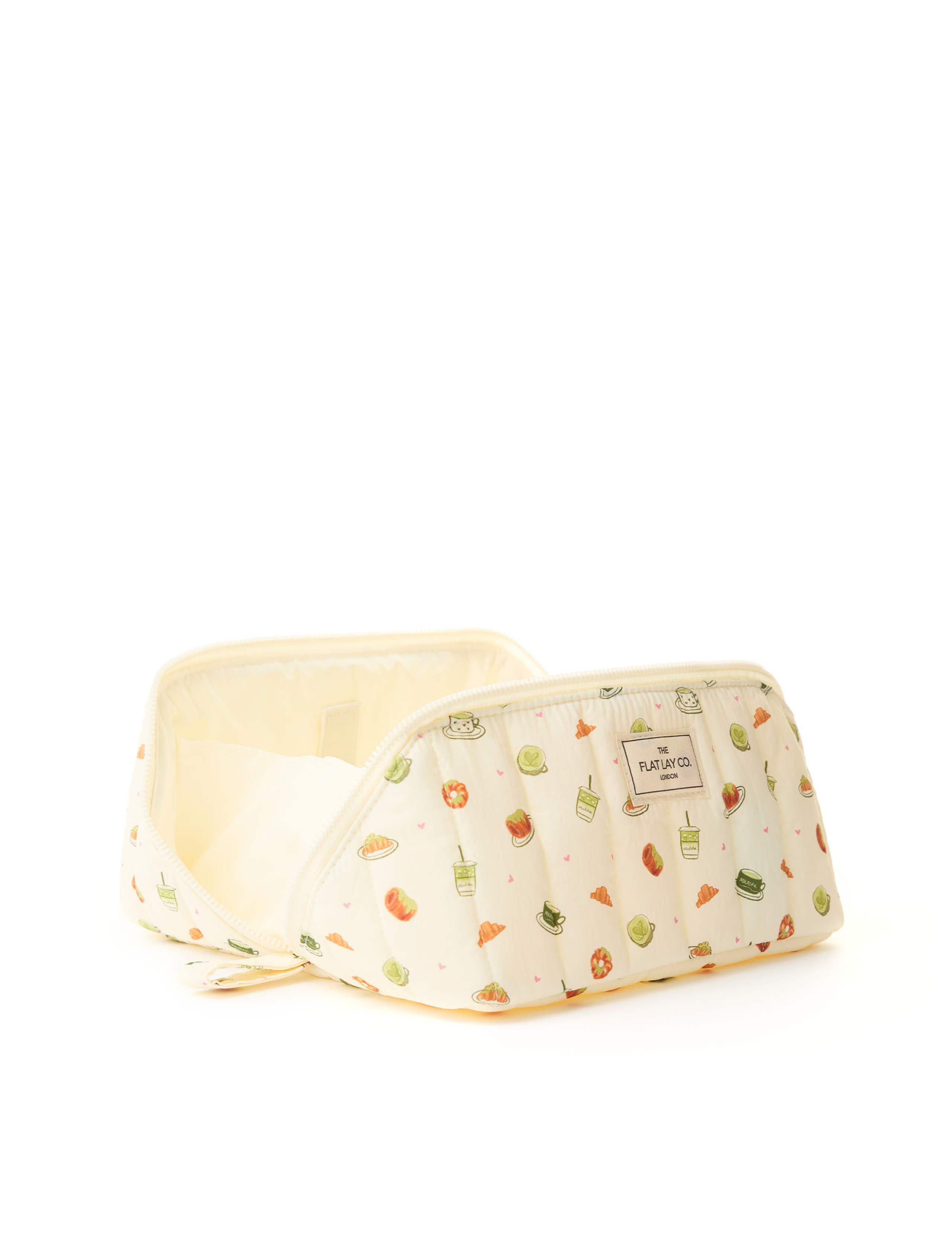 Marshmallow Flat Lay Makeup Box Bag 3 of 11