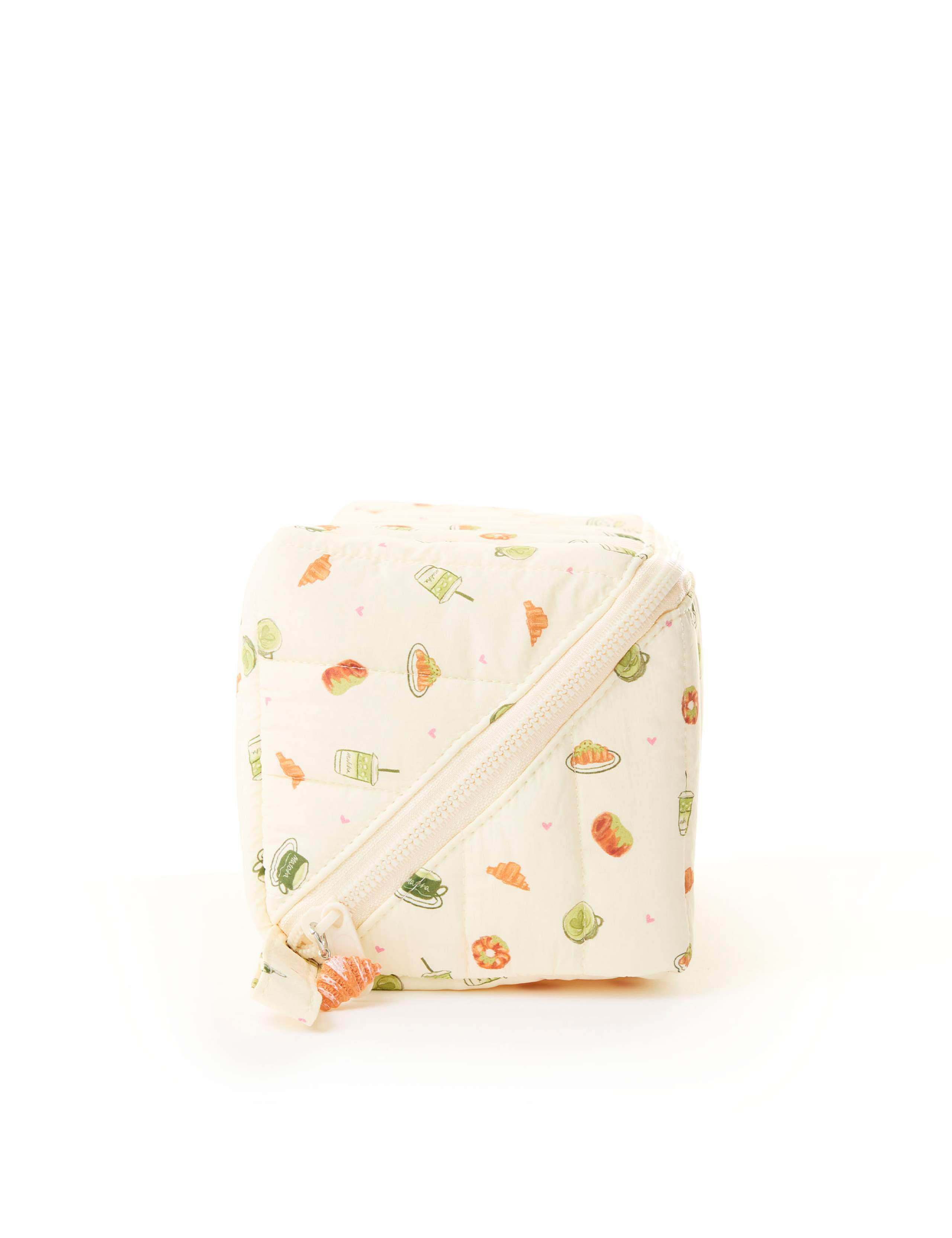 Marshmallow Flat Lay Makeup Box Bag 4 of 11