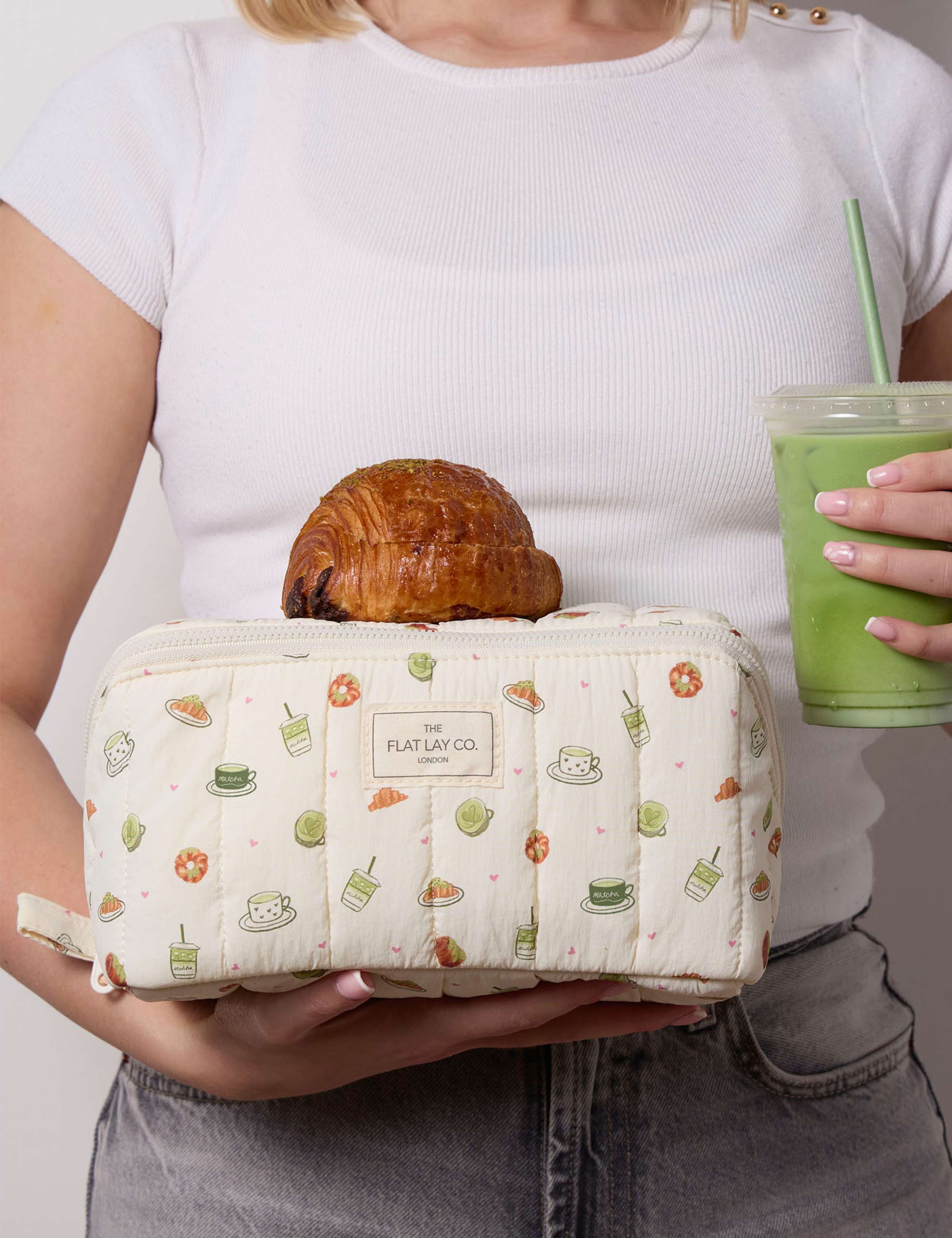 Marshmallow Flat Lay Makeup Box Bag 9 of 11