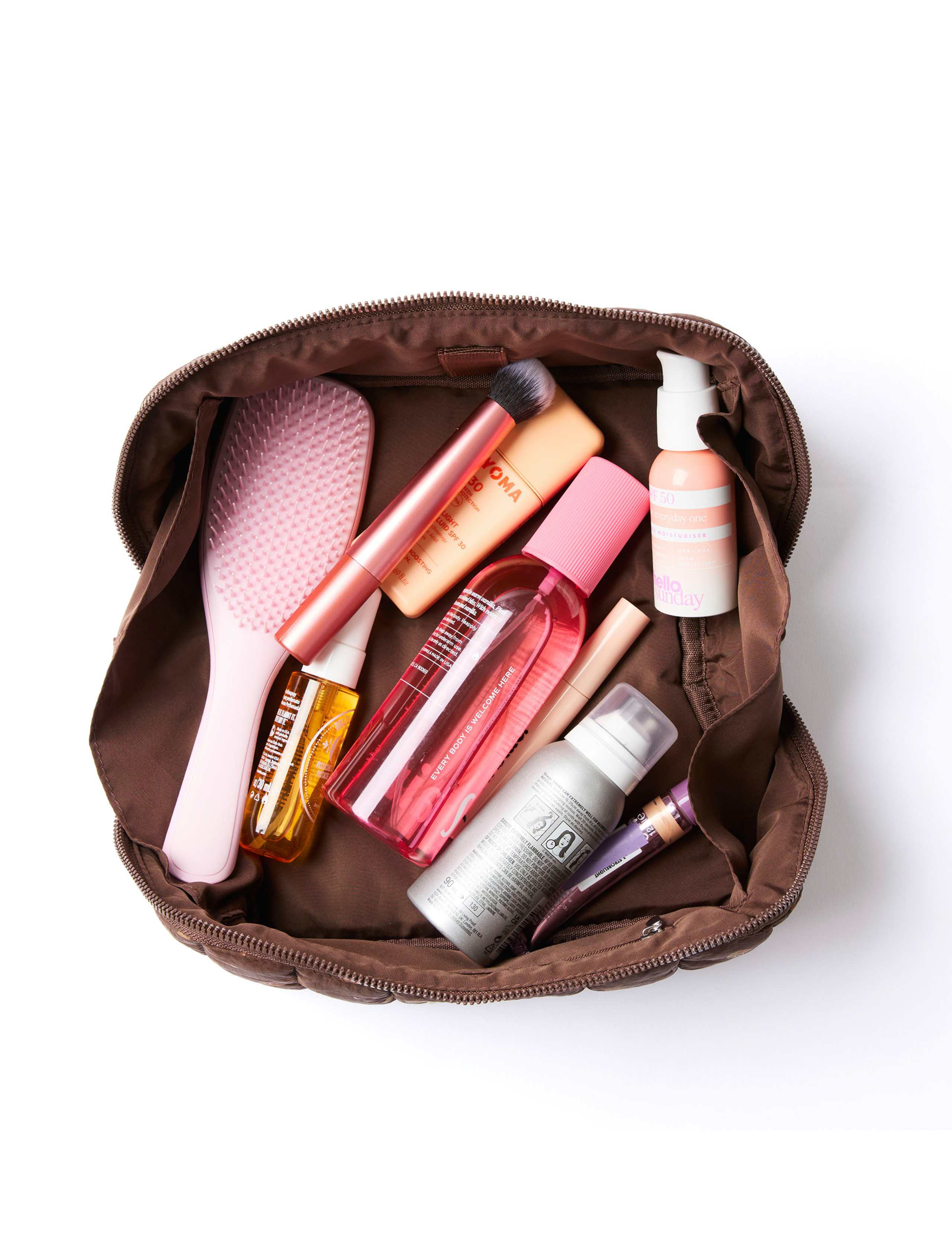 Marshmallow Flat Lay Makeup Box Bag 7 of 7