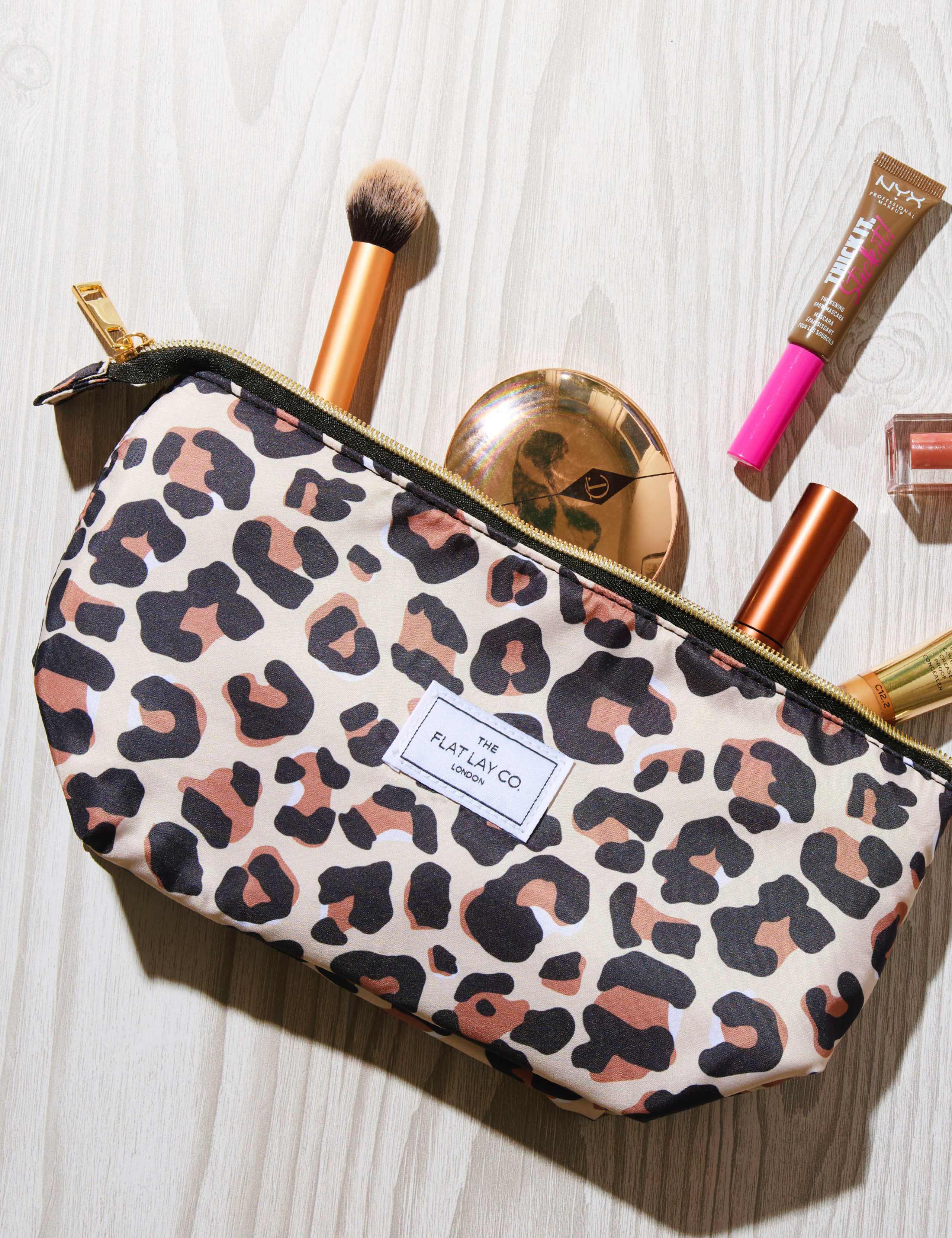Essential Makeup Pouch In Leopard Print 5 of 5