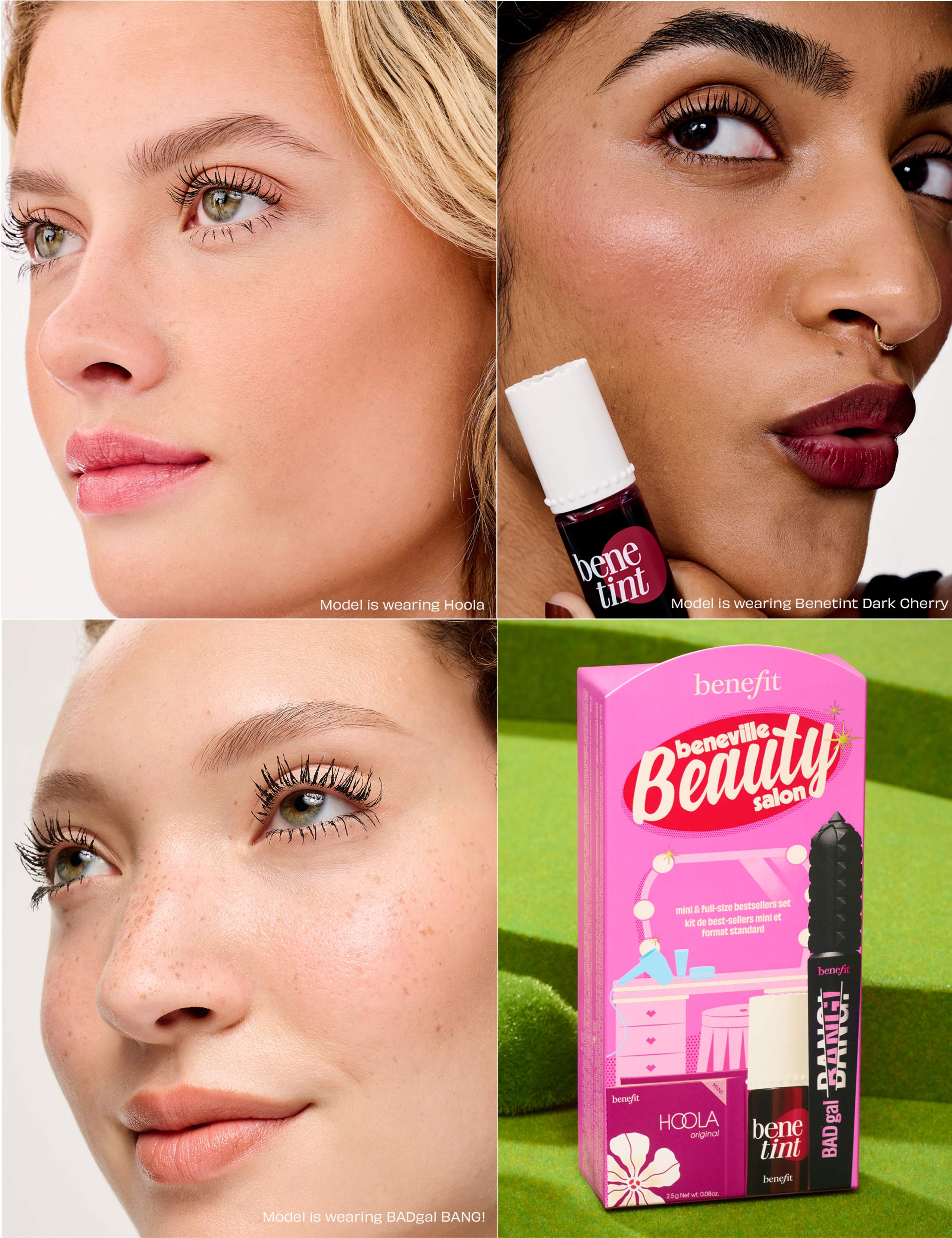Beneville Beauty Salon, Mascara, Lip Tint & Bronzer Makeup Trio Gift Set 2 of 11