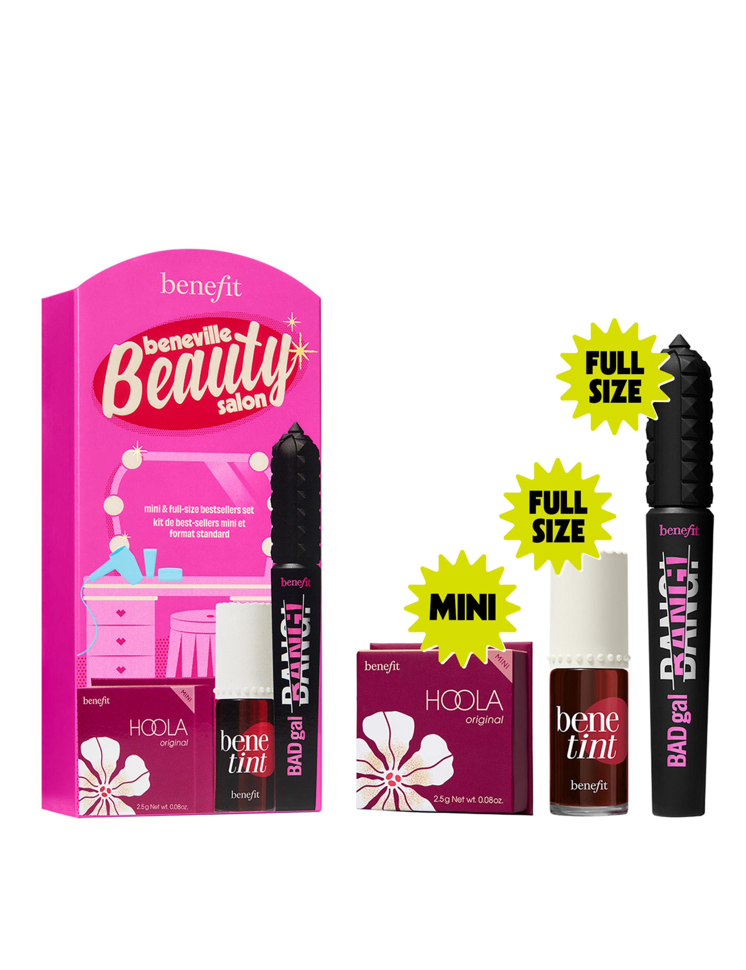 Beneville Beauty Salon, Mascara, Lip Tint & Bronzer Makeup Trio Gift Set 9 of 11