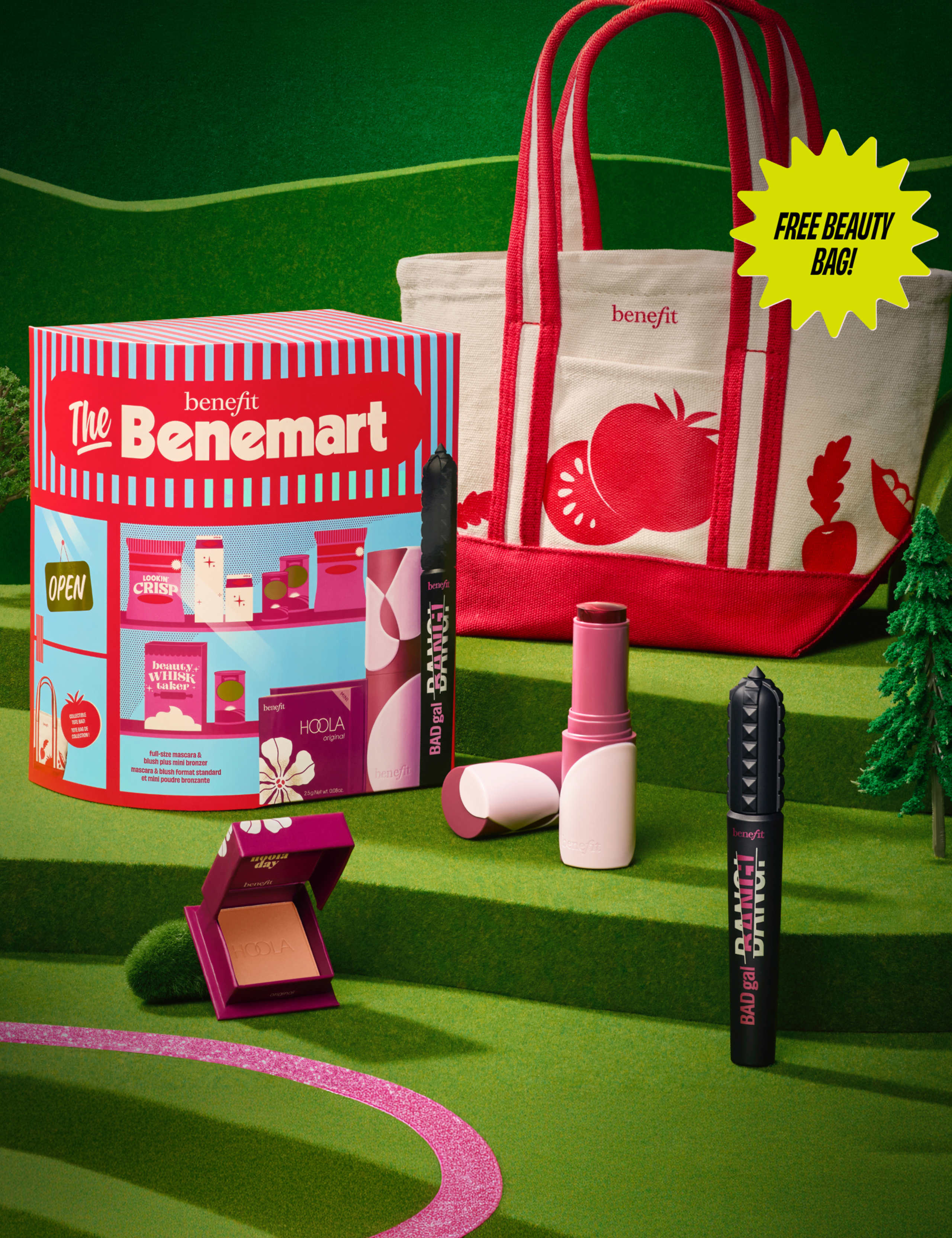 The Benemart, Mascara, Blush & Bronzer Gift Set with Limited Edition Bag 11 of 11