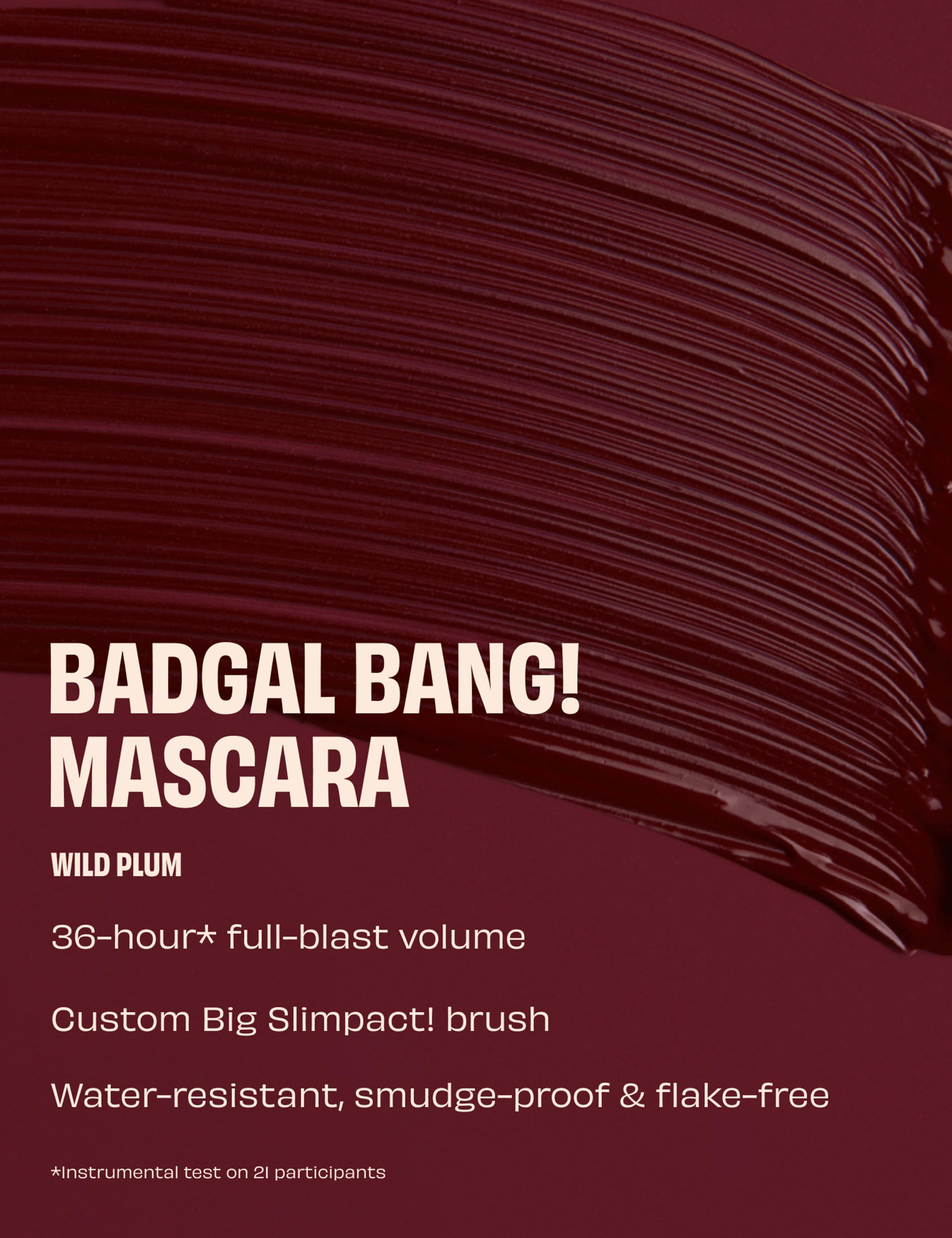 BADgal BANG! Volumising Mascara Wild Plum 8.5g 3 of 6