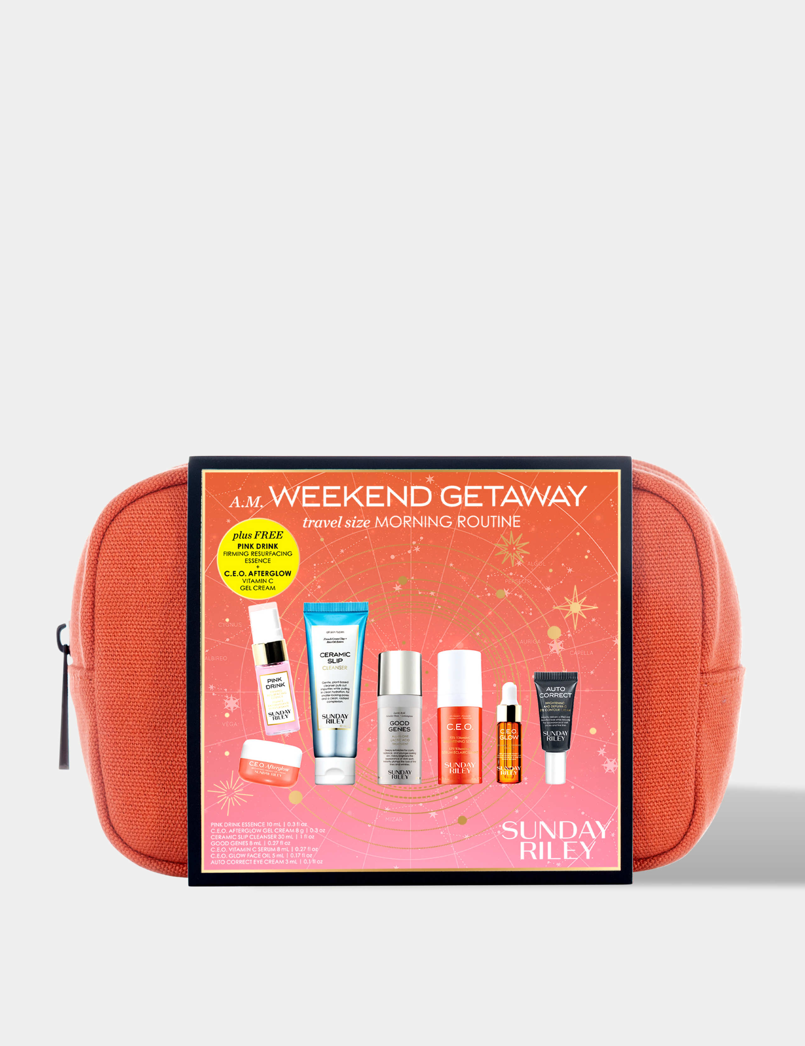 A.M. Weekend Getaway Travel Size Morning Routine 1 of 2