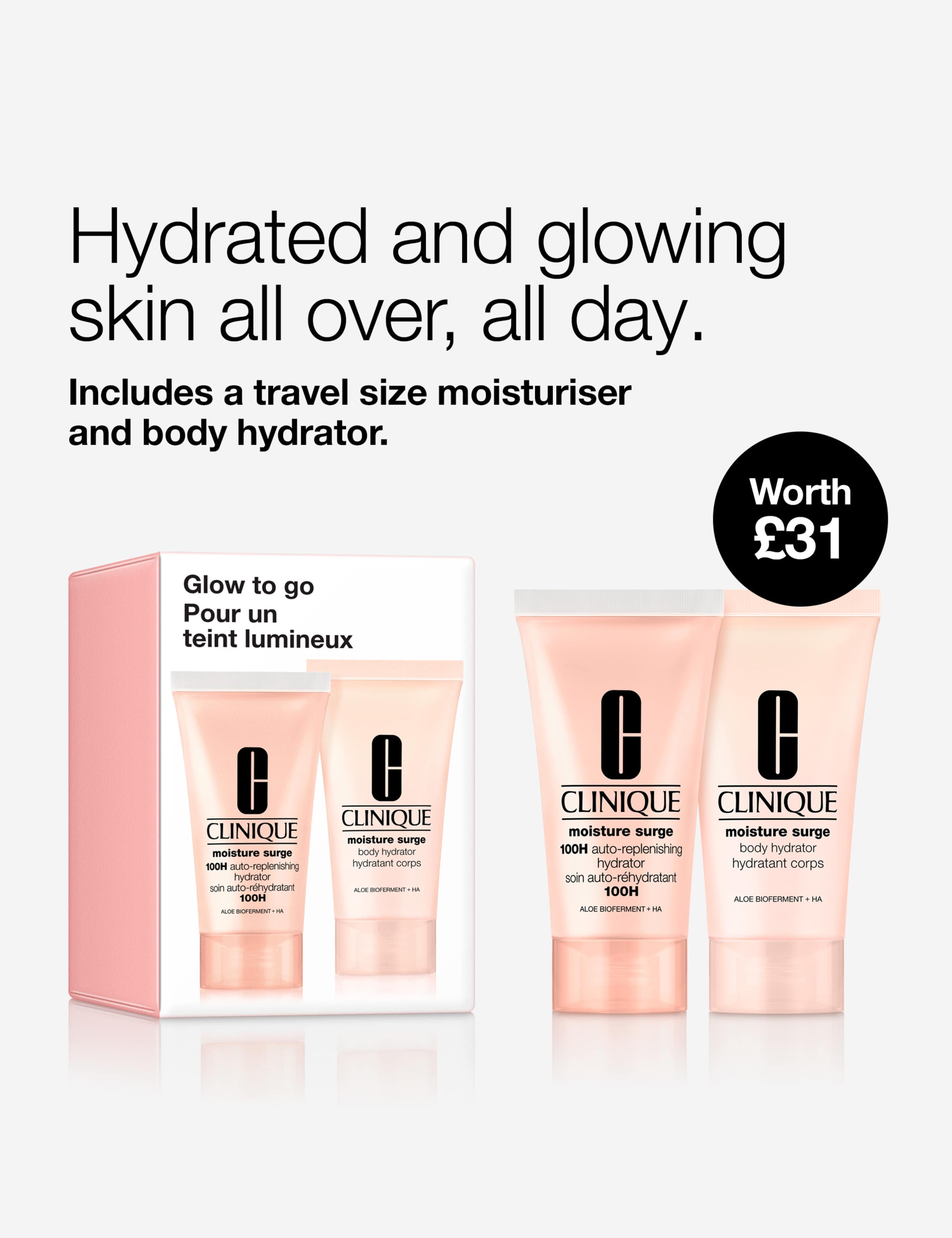 Moisture Surge Hydration Travel Skincare Set 2 of 6