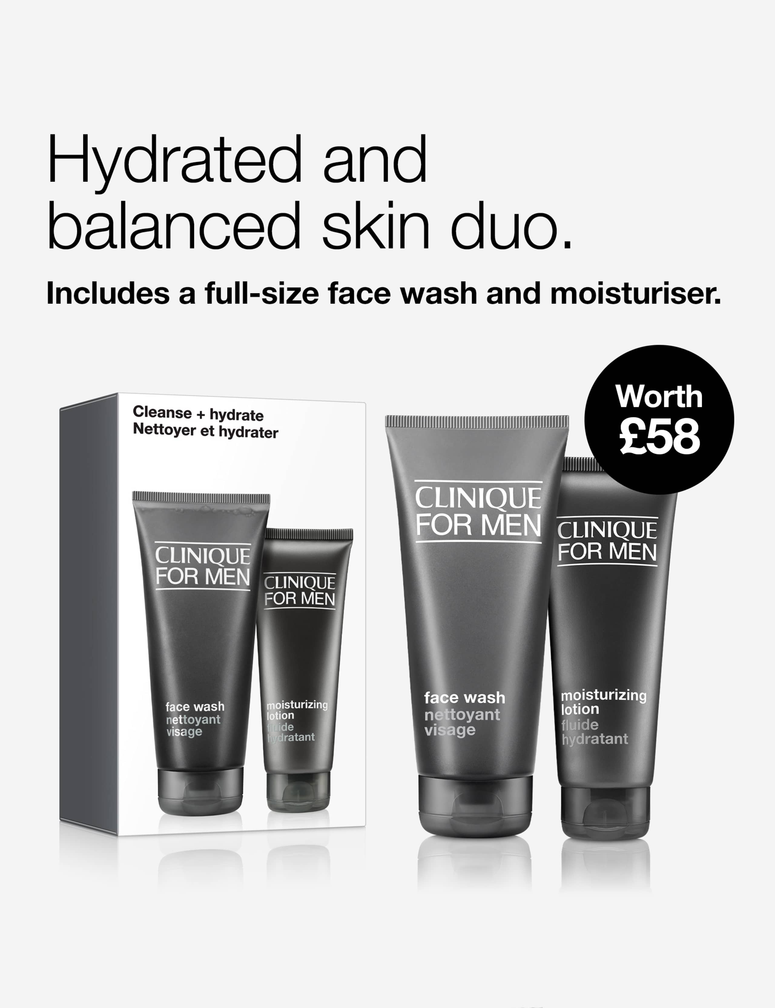 Clinique For Men™ Hydration Skincare Duo Gift Set 2 of 5