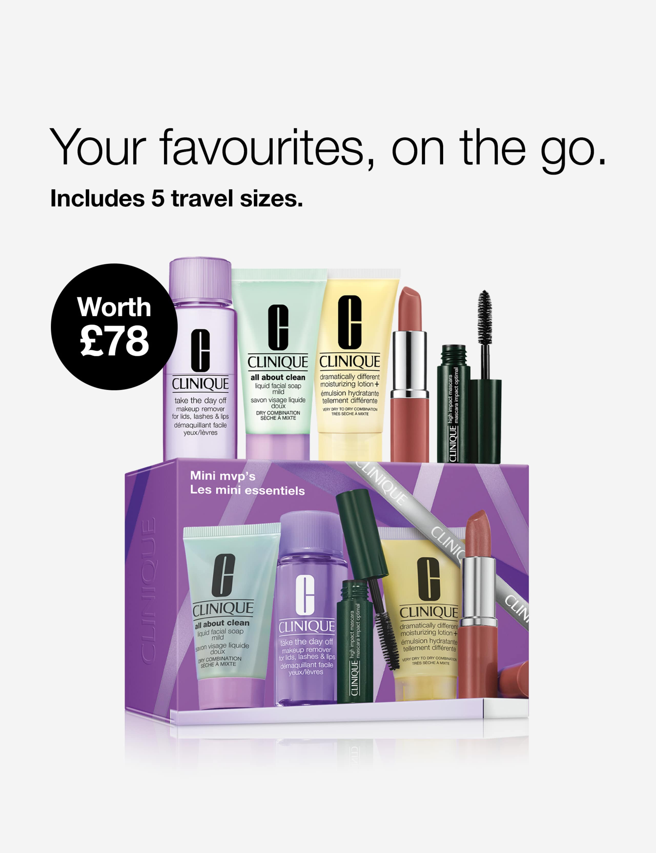 Daily Skincare & Makeup Travel Gift Set 2 of 6