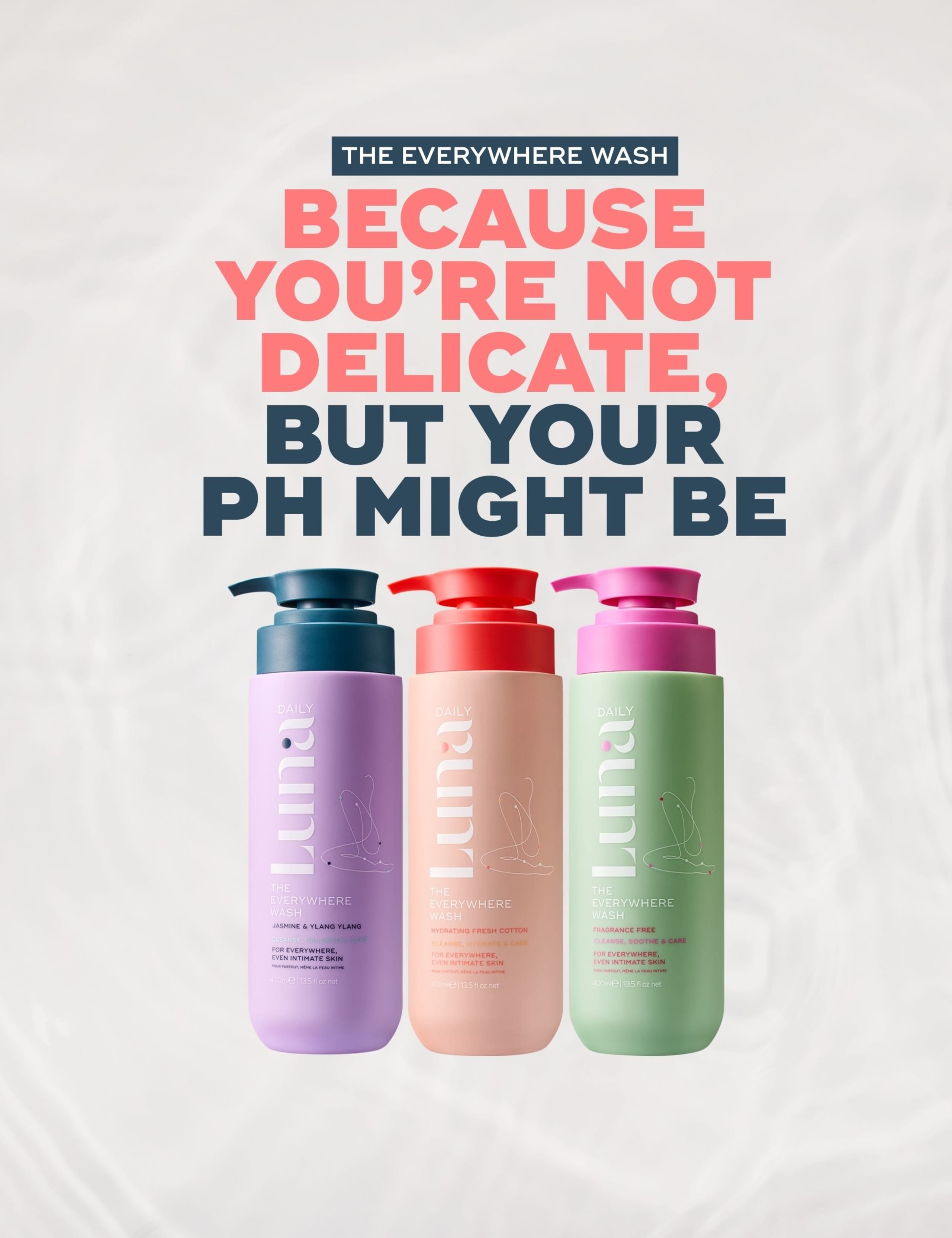 The Hydrating Everywhere Wash - pH + Microbiome-Balancing 400ml 9 of 9