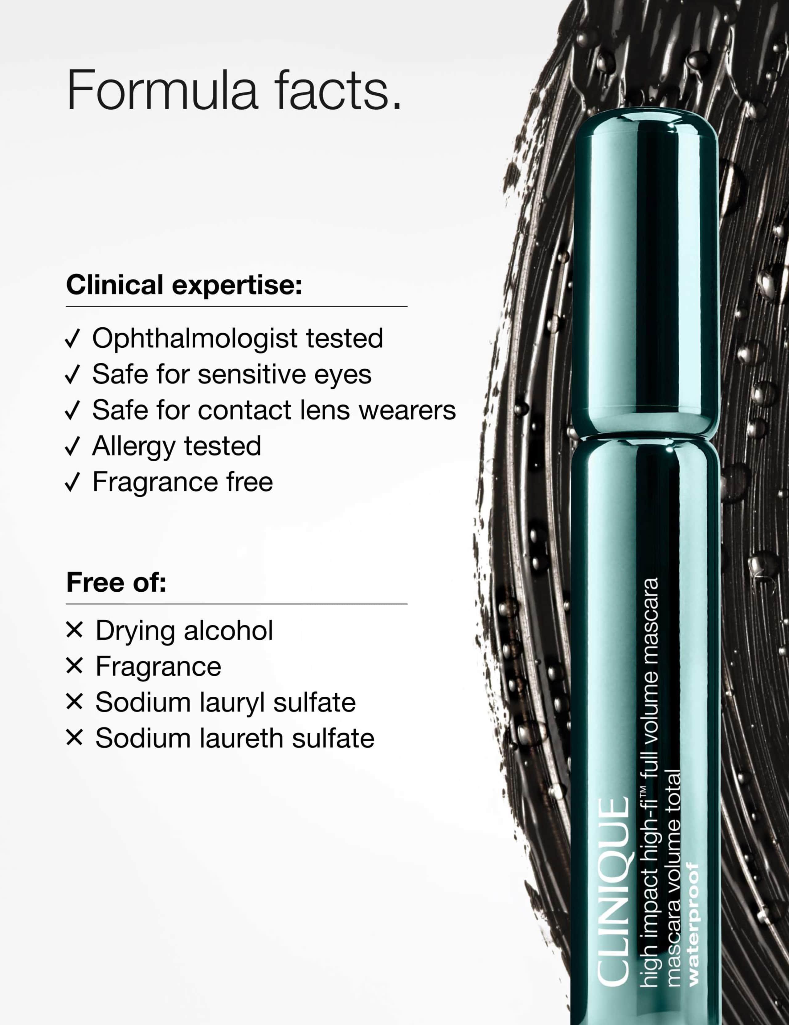 High Impact High-Fi™ Full Volume Waterproof Mascara - Intense Black 6 of 9