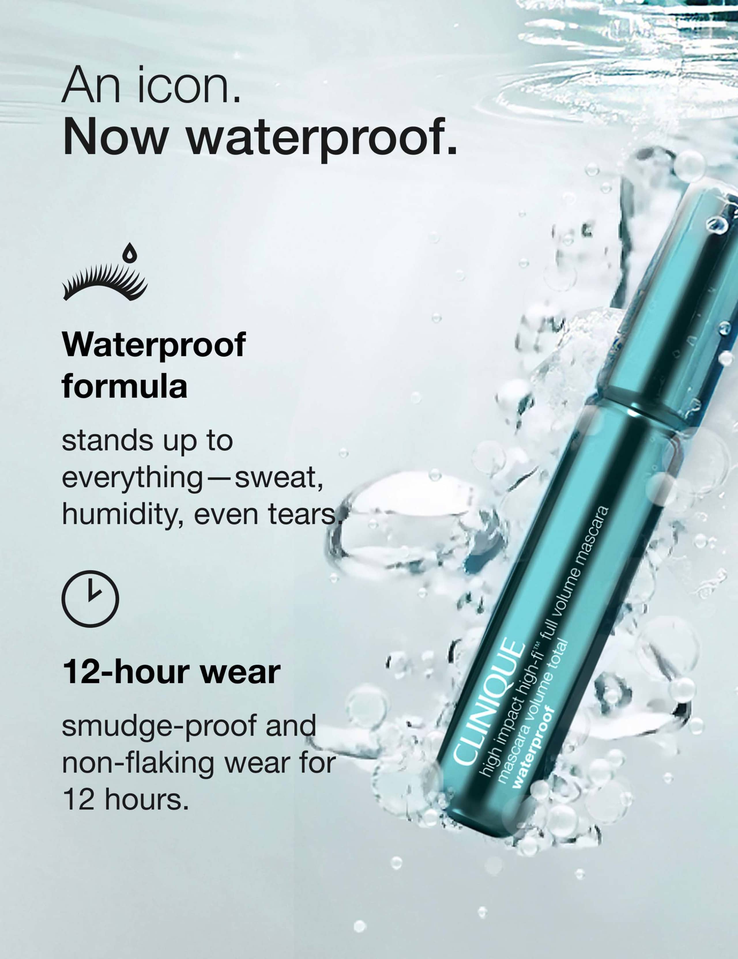High Impact High-Fi™ Full Volume Waterproof Mascara - Intense Black 7 of 9