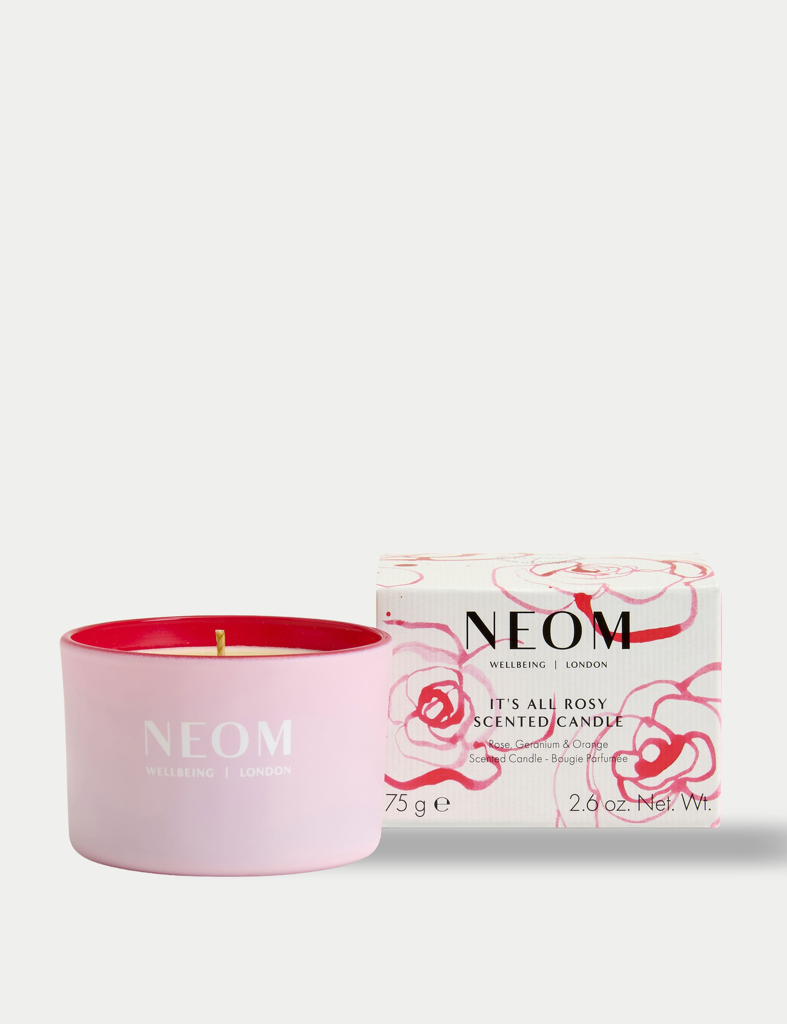 It's All Rosy Travel Candle 75g 1 of 7