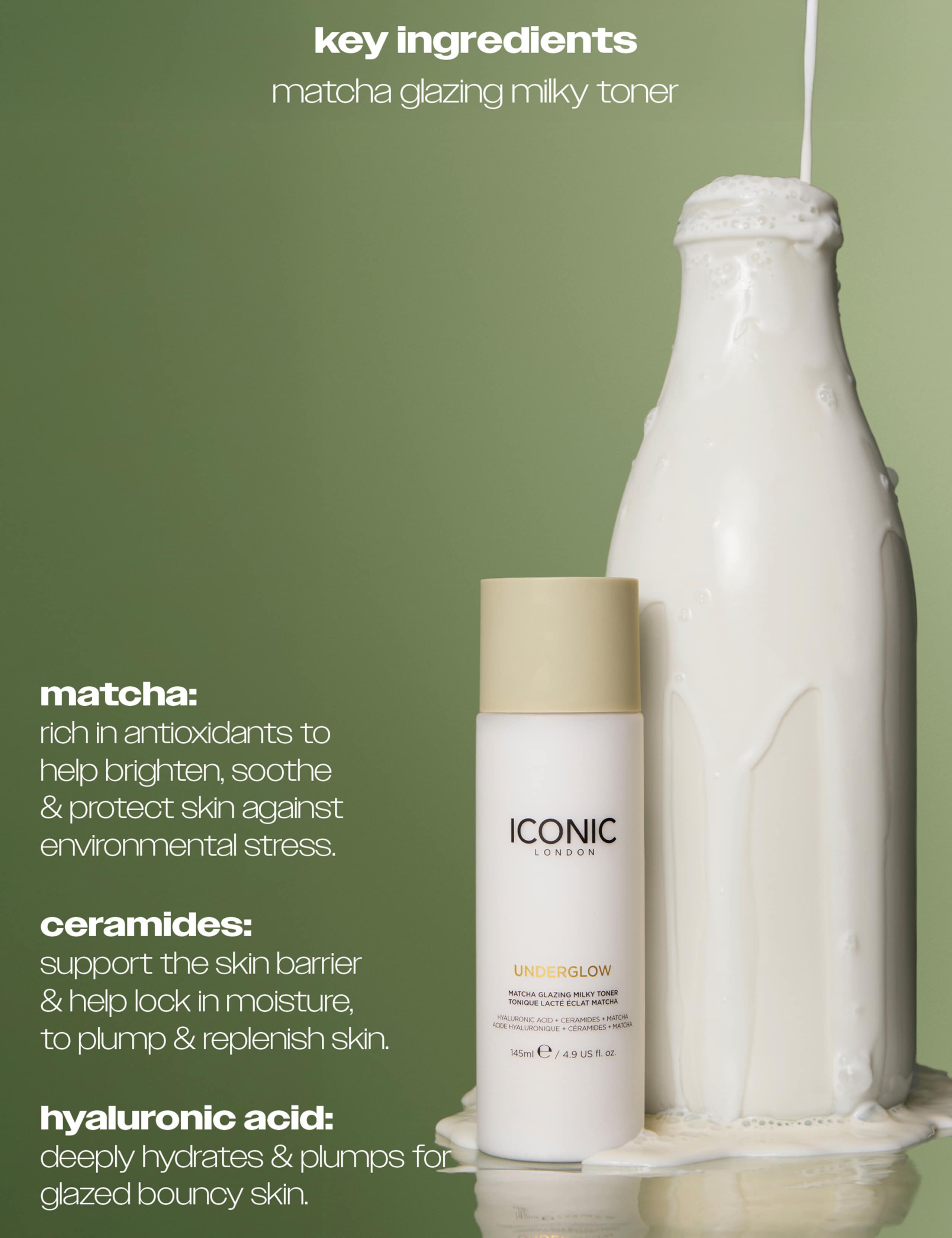 Underglow Matcha Glazing Milky Toner 145ml 4 of 9