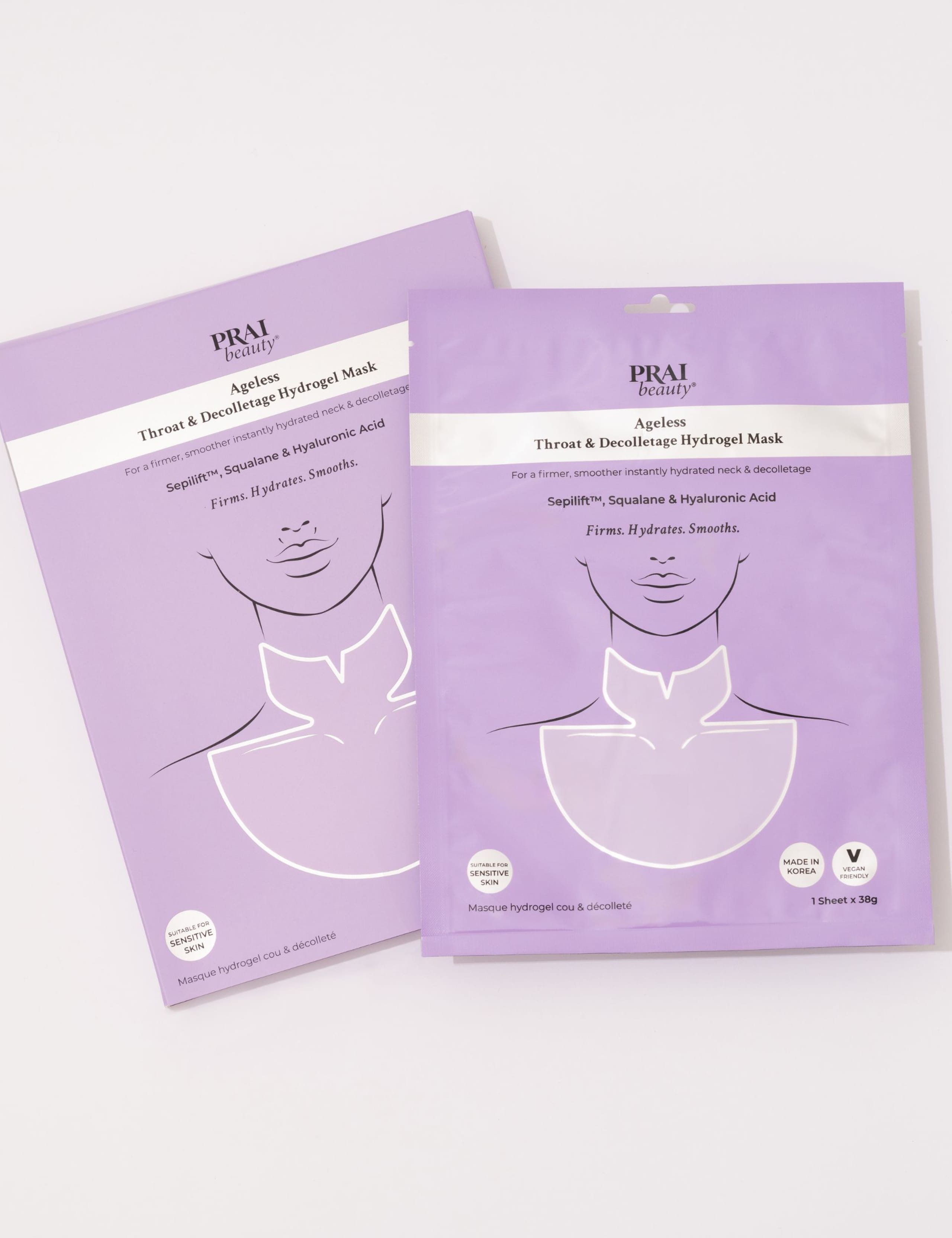 Ageless Throat & Decolletage Hydrogel Mask (3-Pack) 2 of 4