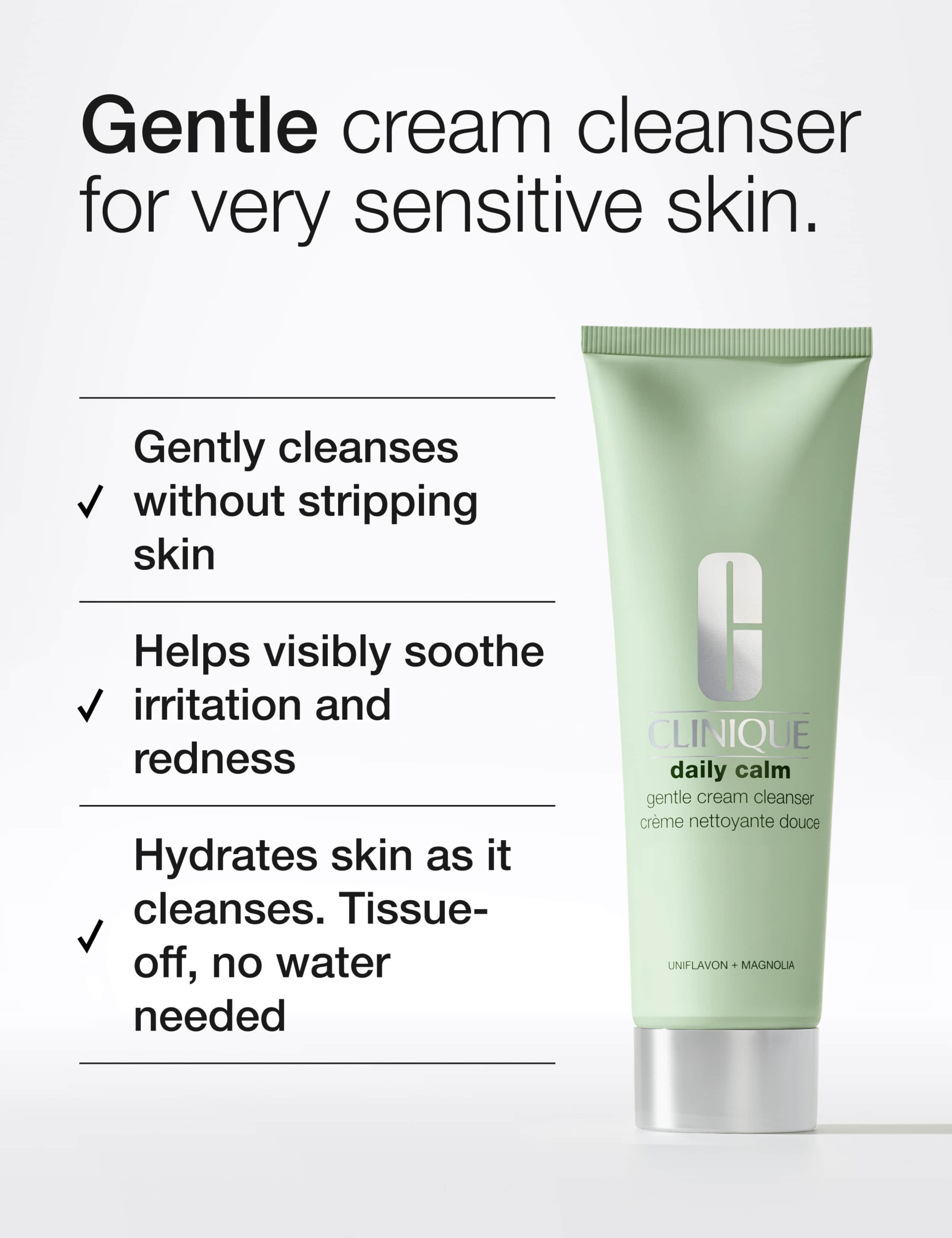 Daily Calm™ Gentle Cream Cleanser 125ml 2 of 9