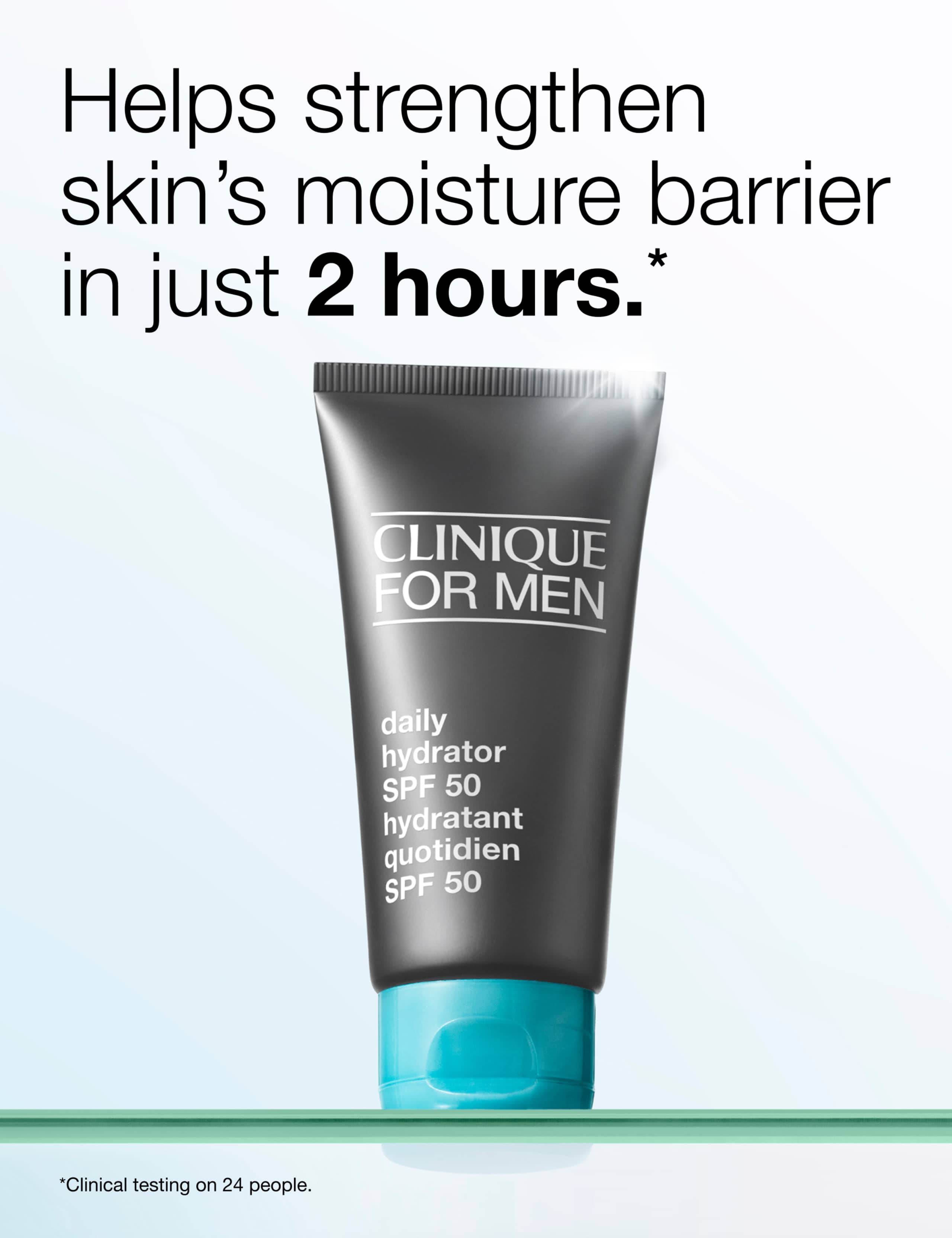 Clinique For Men™ Daily Hydrating SPF 50 Moisturiser 75ml 5 of 8