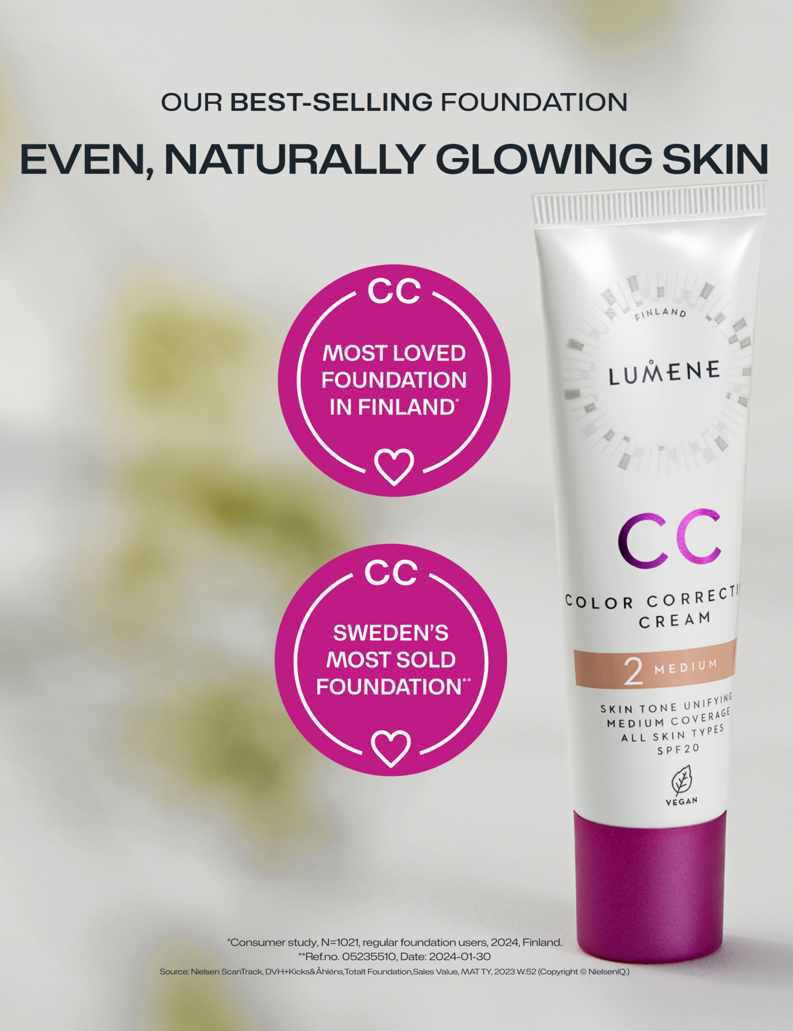 Lumene cc color correcting cream SPF20 30ml 4 of 6