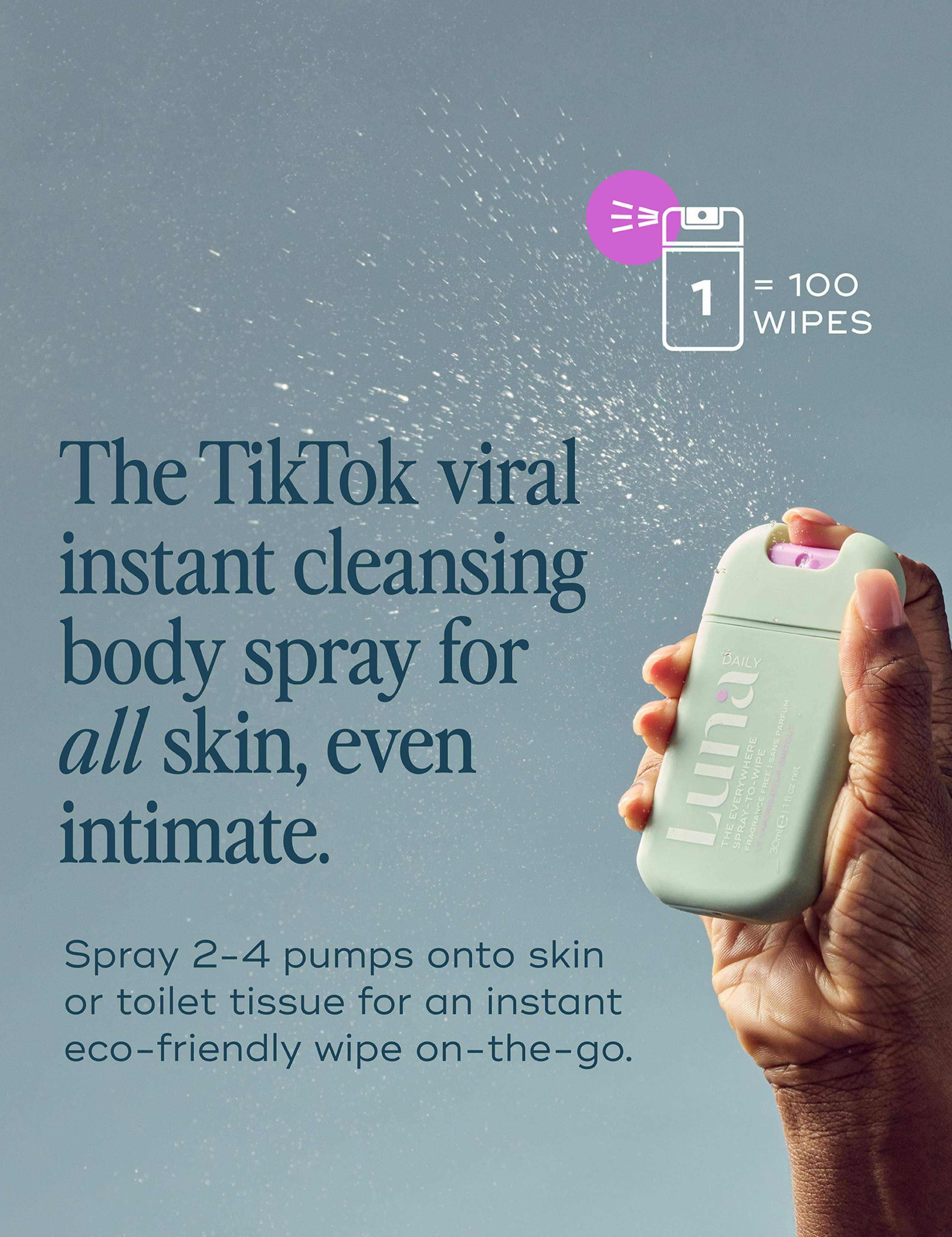The Everywhere Spray-to-Wipe Frag Free 30ml 3 of 8