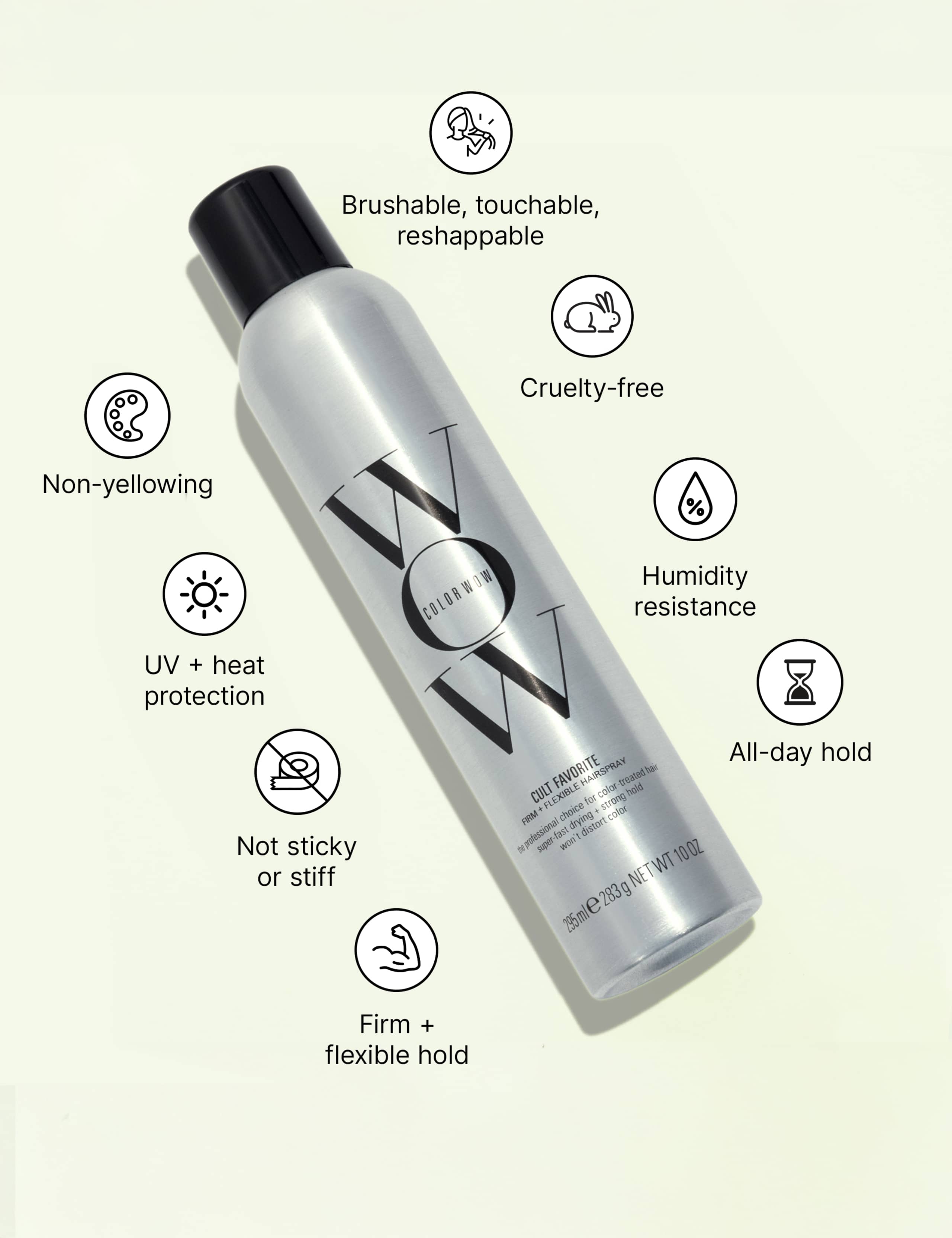 CW Cult Fav Firm Flexble Hairspray 250ml 3 of 4