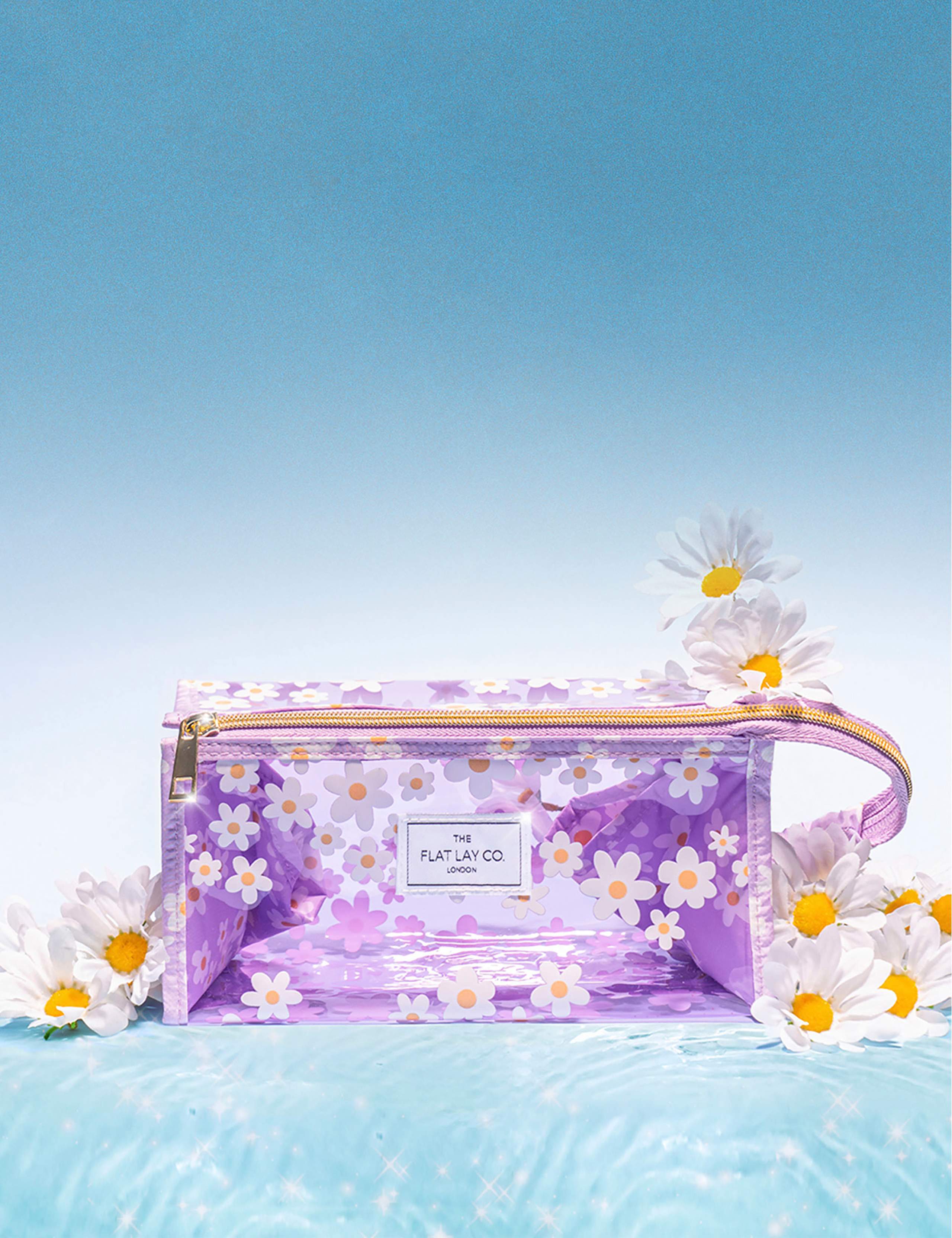 Makeup Jelly Box Bag in Lilac Daisy 5 of 6