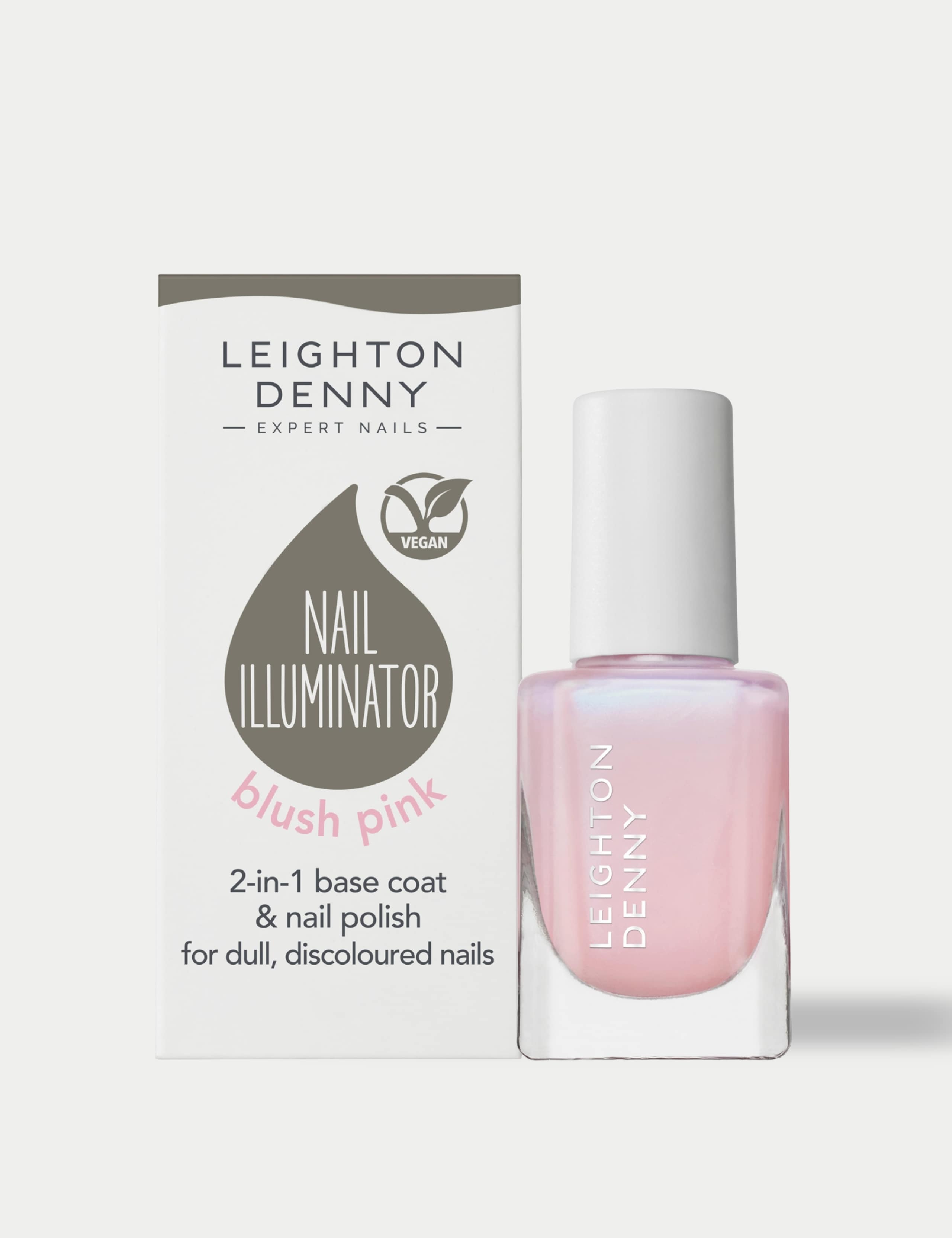 Nail Illuminator Blush Pink Brightening Nail Polish & Base Coat 13.5ml 1 of 4