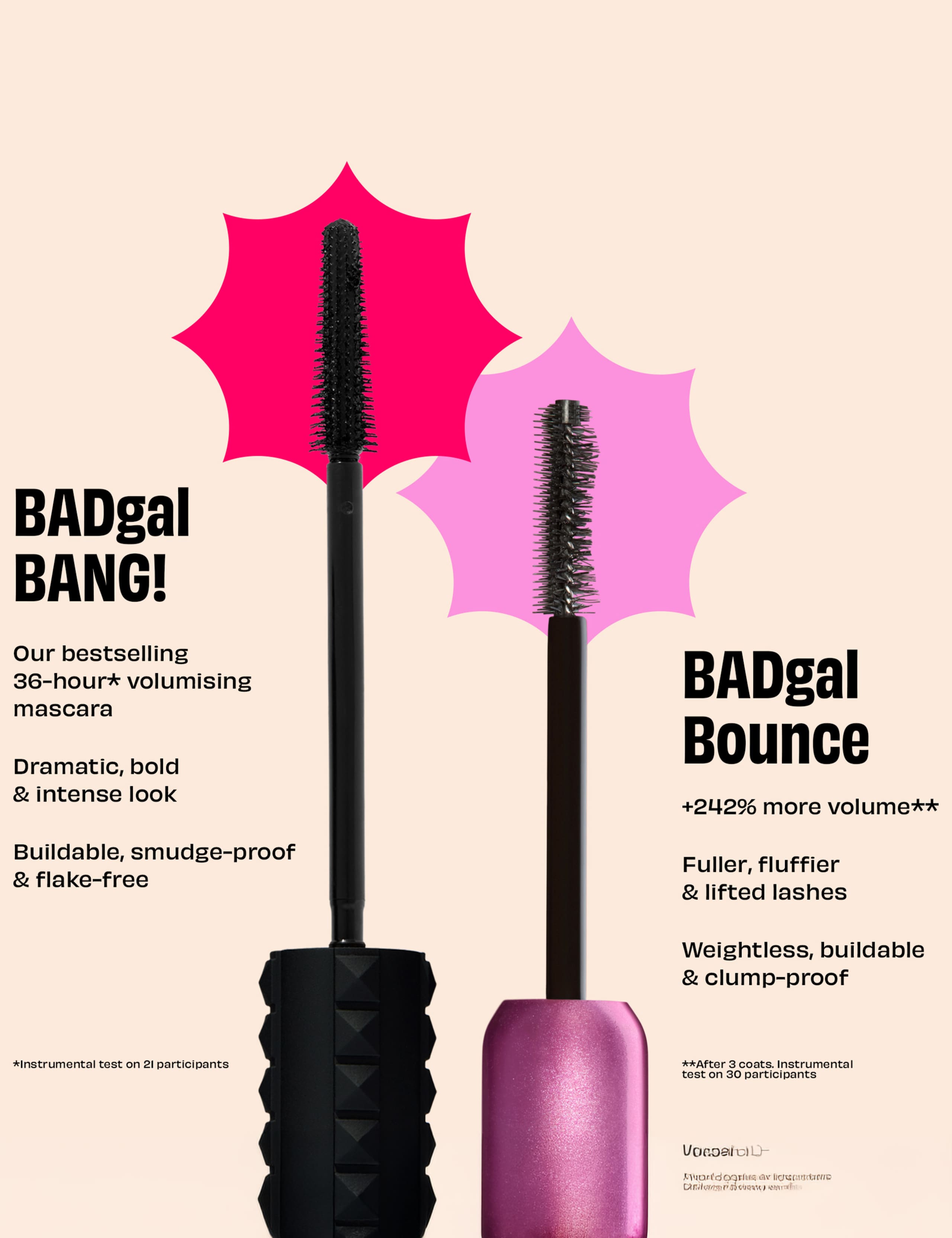 Badgal Party Co, Volumising Mini Mascara Duo Stocking Filler 5 of 8