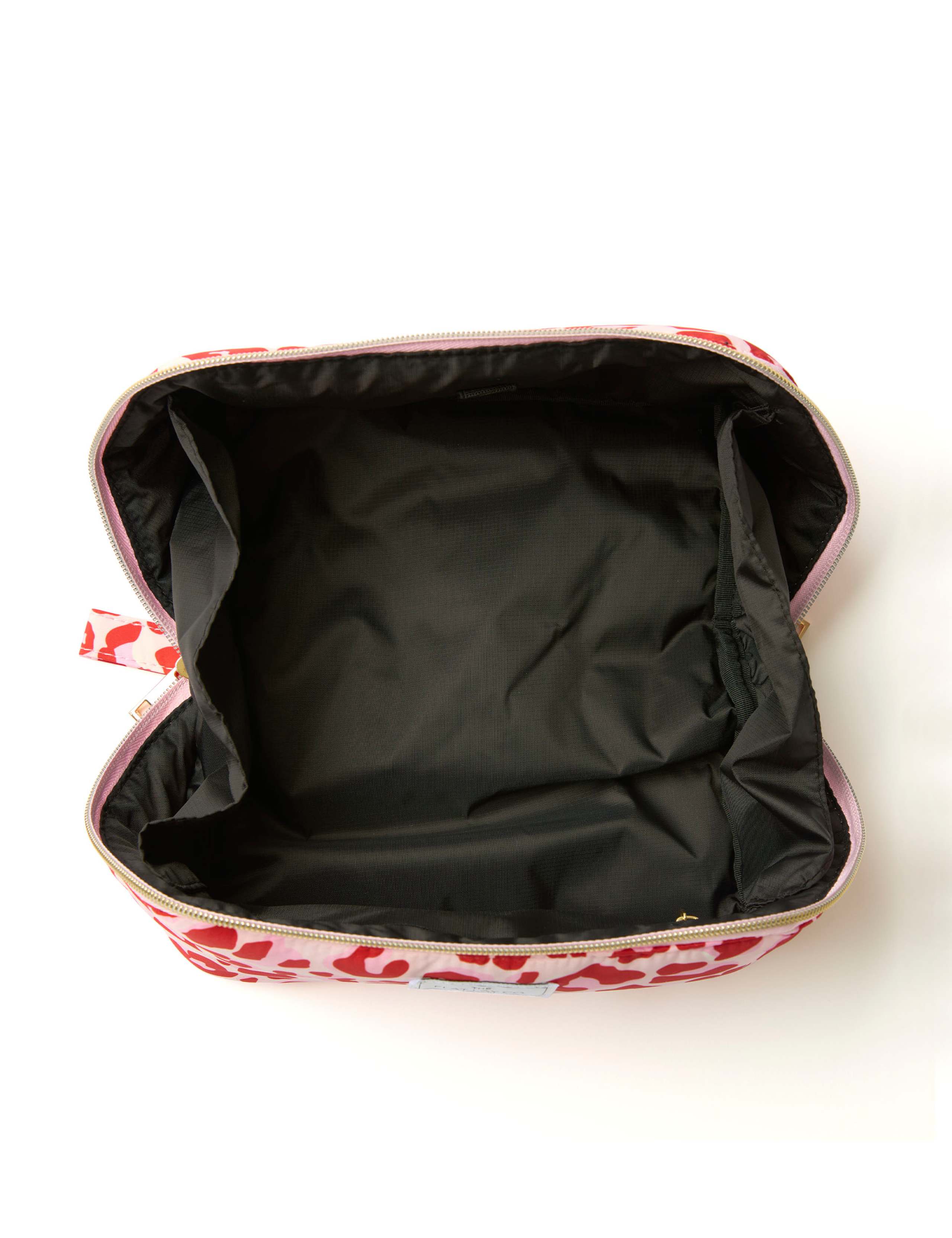 Flat Lay Makeup Box Bag - Pink Leopard 5 of 6