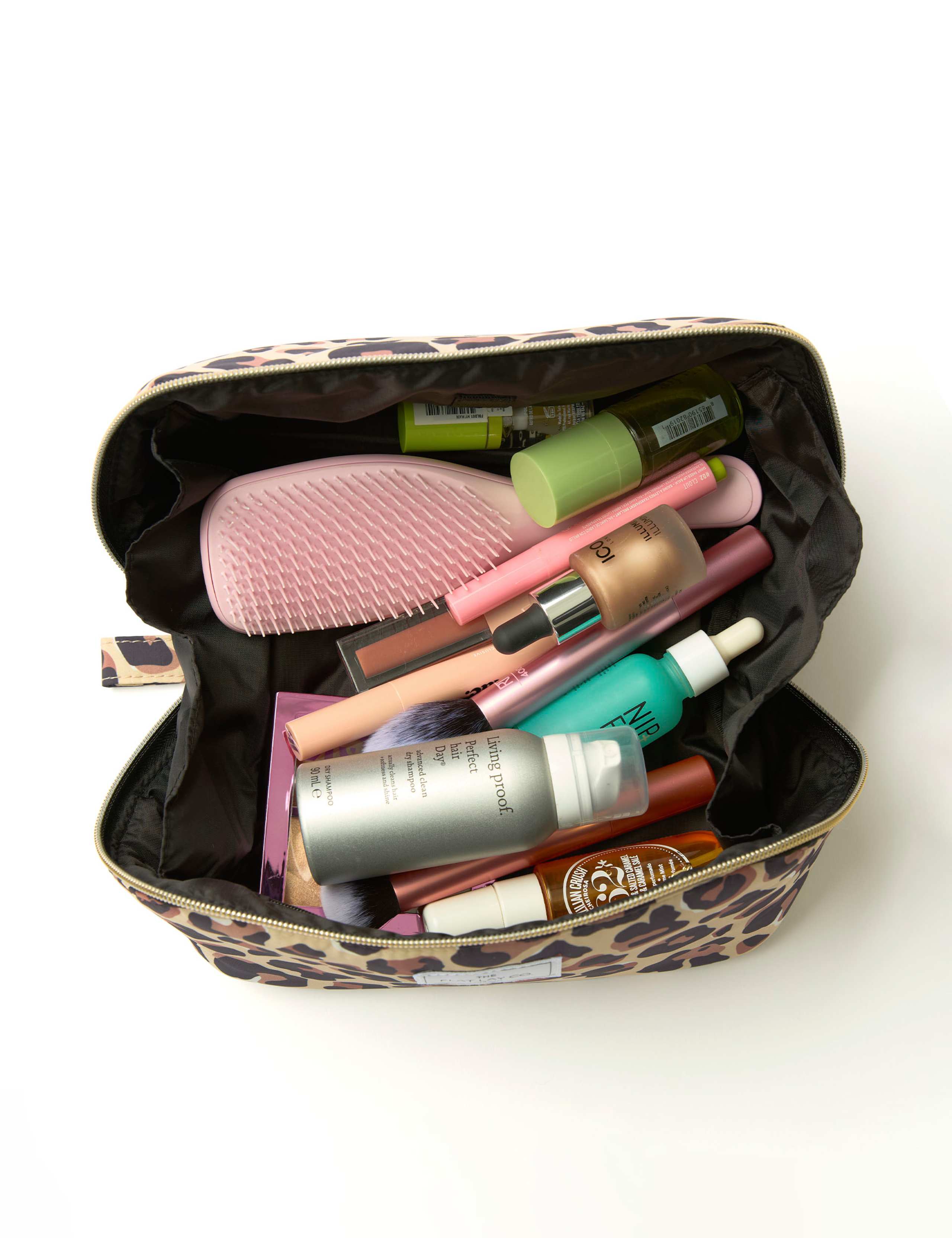 Flat Lay Makeup Box Bag - Brown Leopard 5 of 6