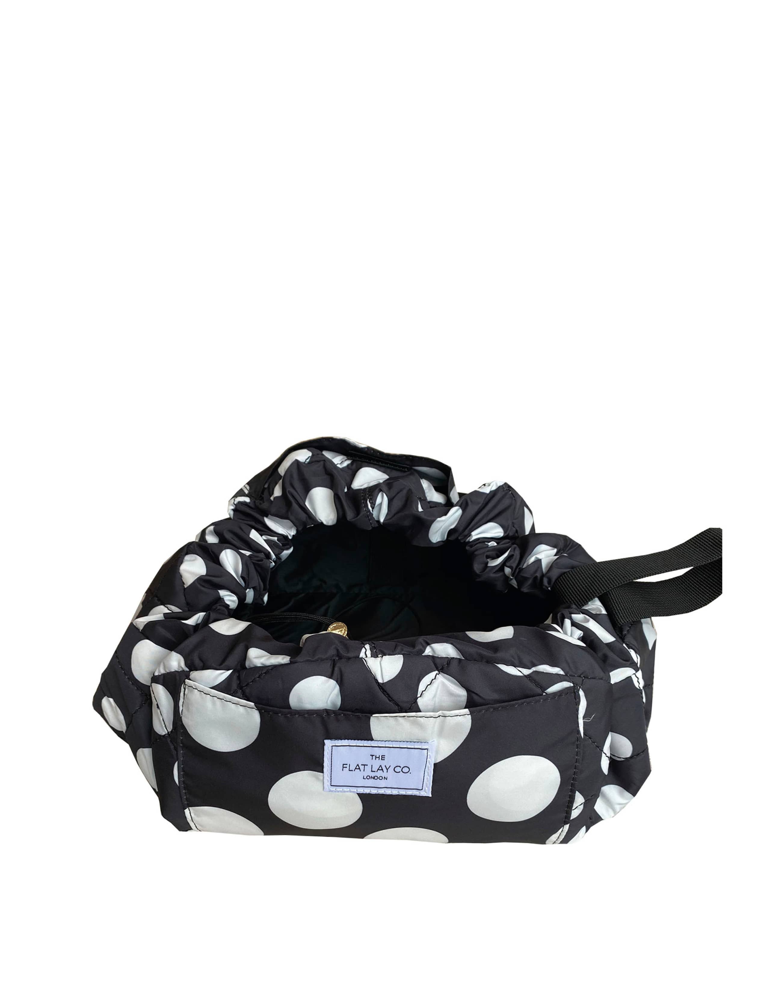 Open Flat Makeup Bag In Double Spots 3 of 4