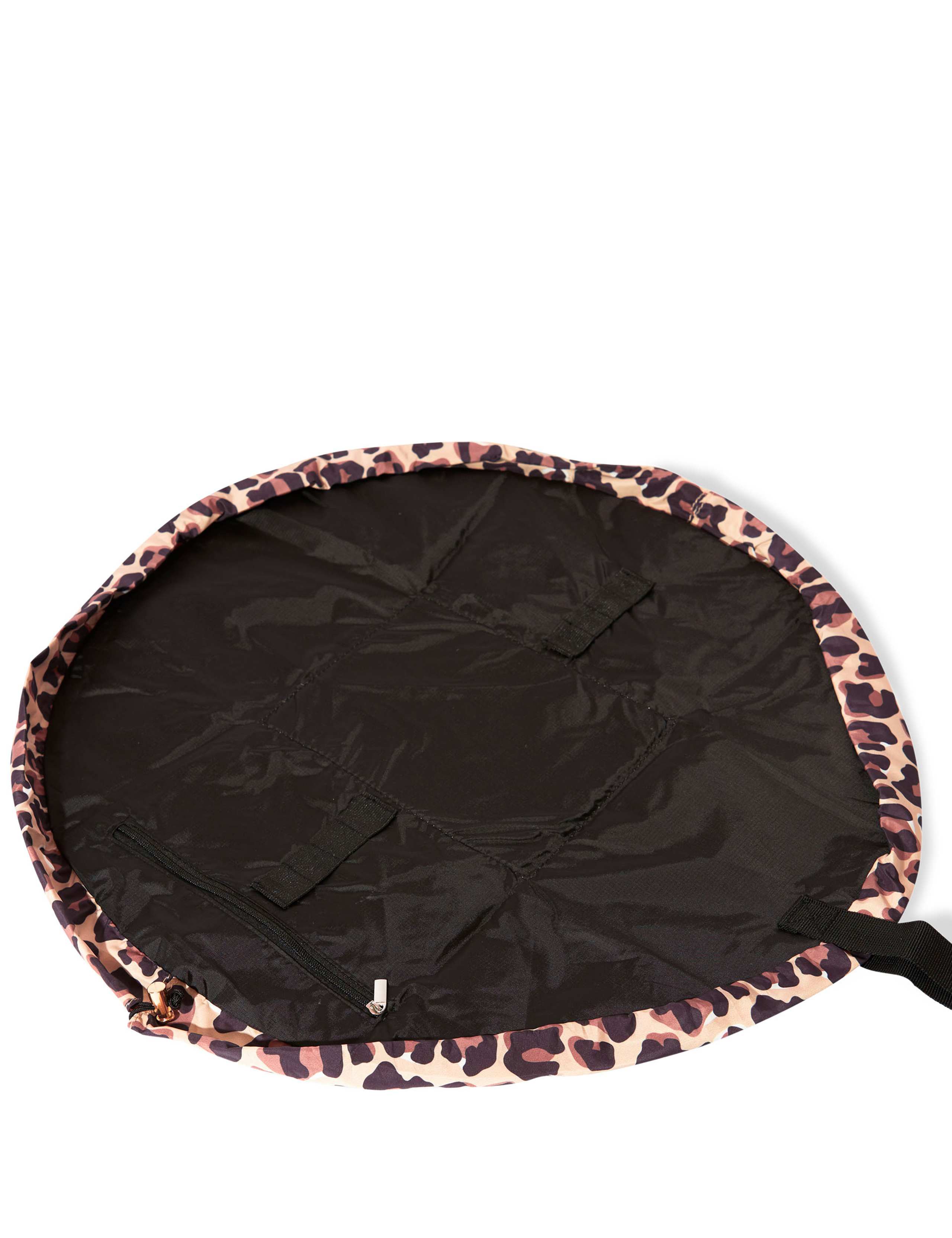 Open Flat Makeup Bag In Leopard Print 5 of 5
