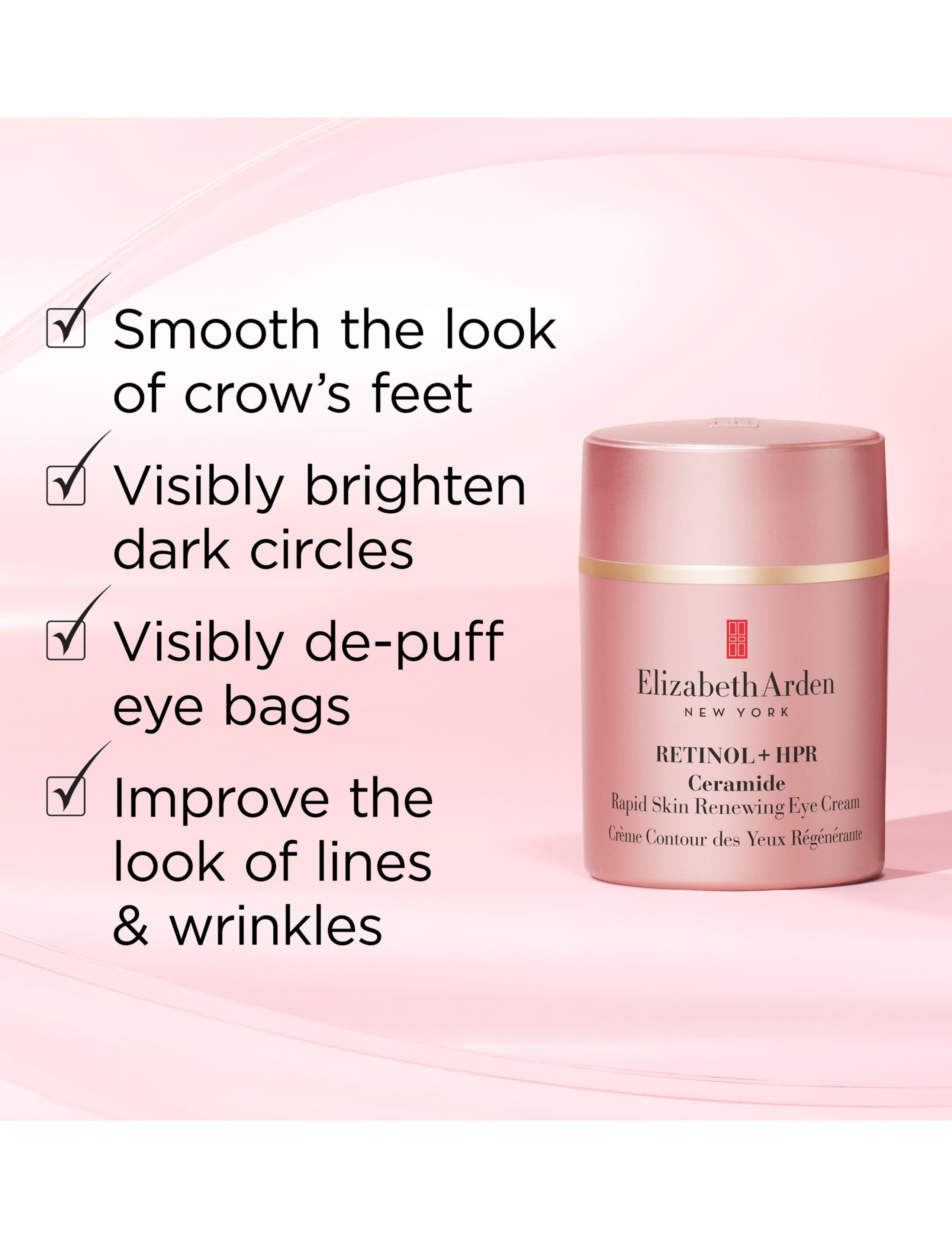 Retinol + HPR Ceramide Rapid Skin Renewing Eye Cream 15ml 3 of 9