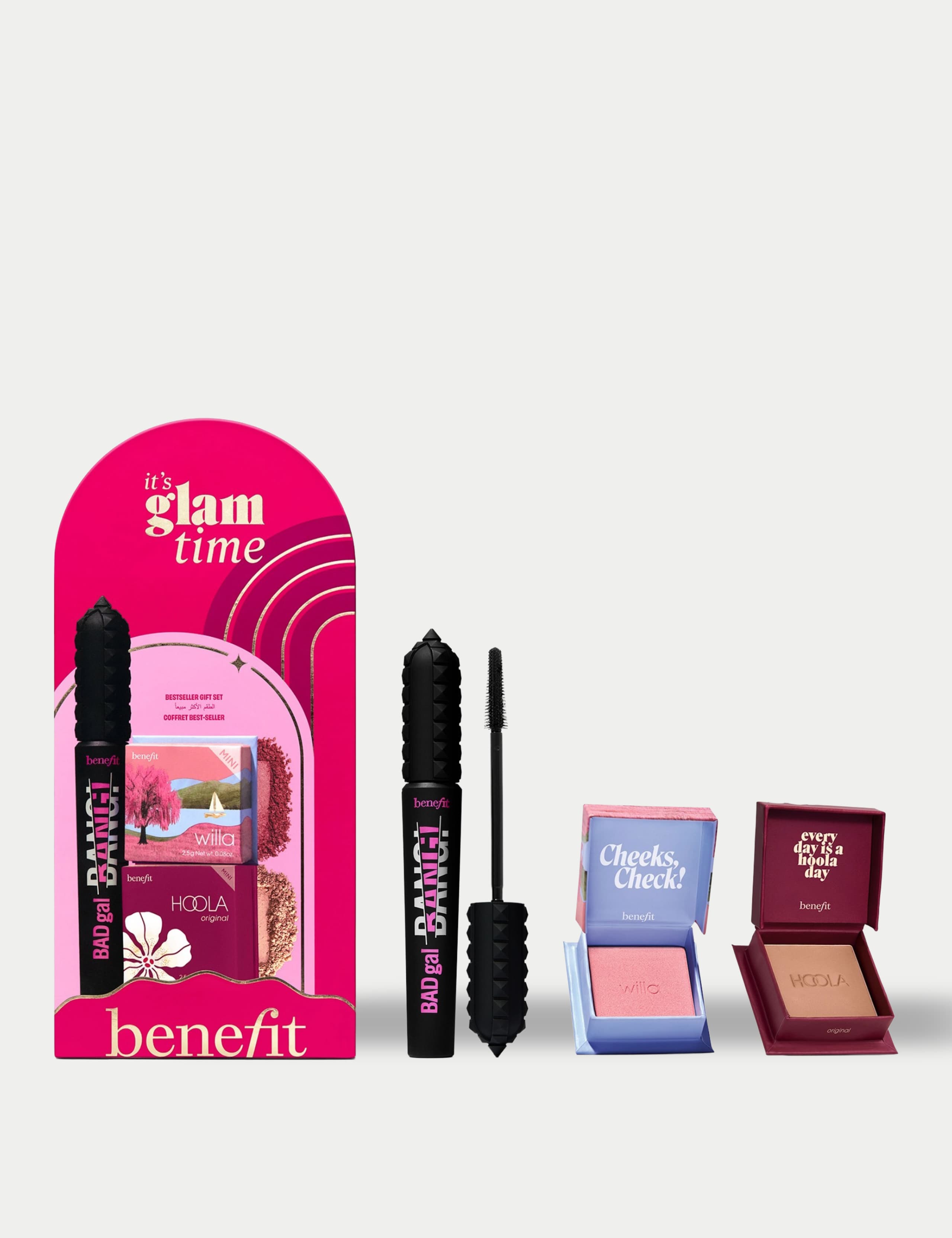 It's Glam Time Mascara Blush & Bronzer Gift Set - Worth £61.50 1 of 8