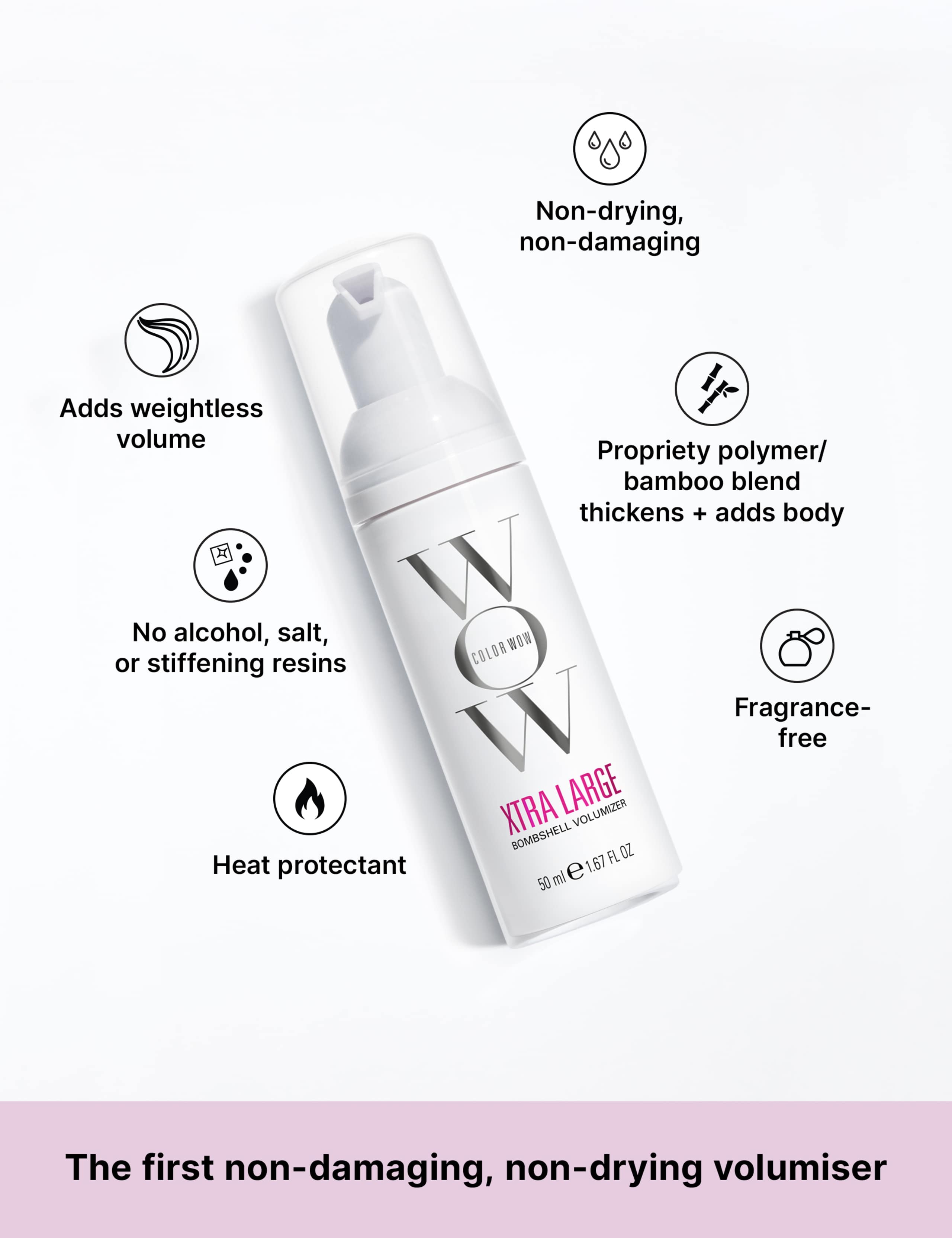 Color Wow Travel Xtra Large Bombshell Volumizer 50ml 3 of 3