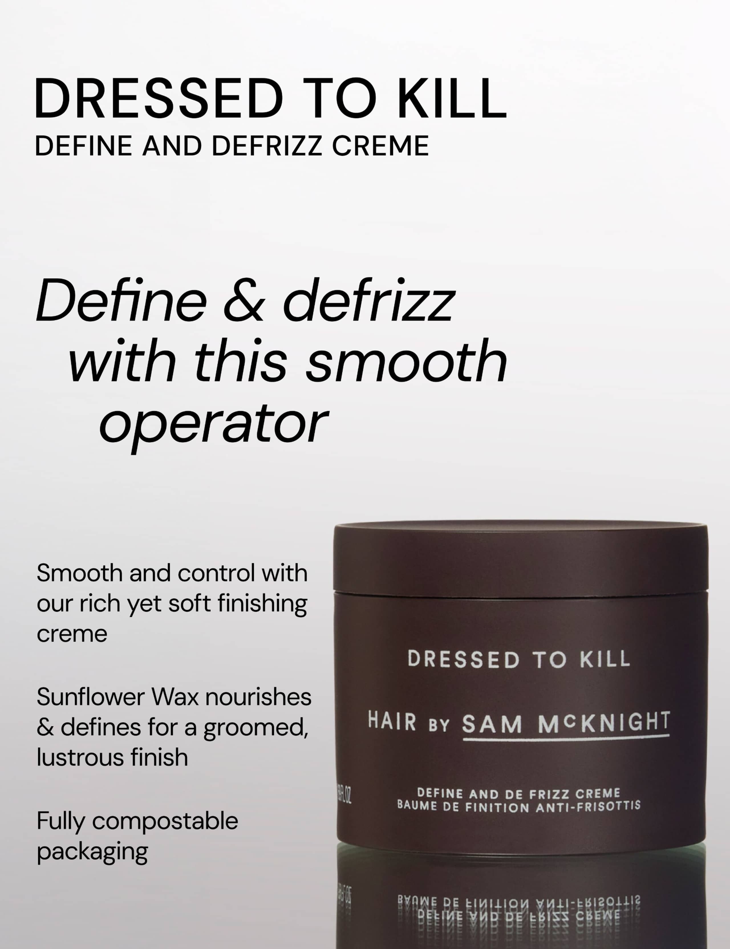 Dressed to Kill Define & Defrizz Creme 50ml 7 of 10