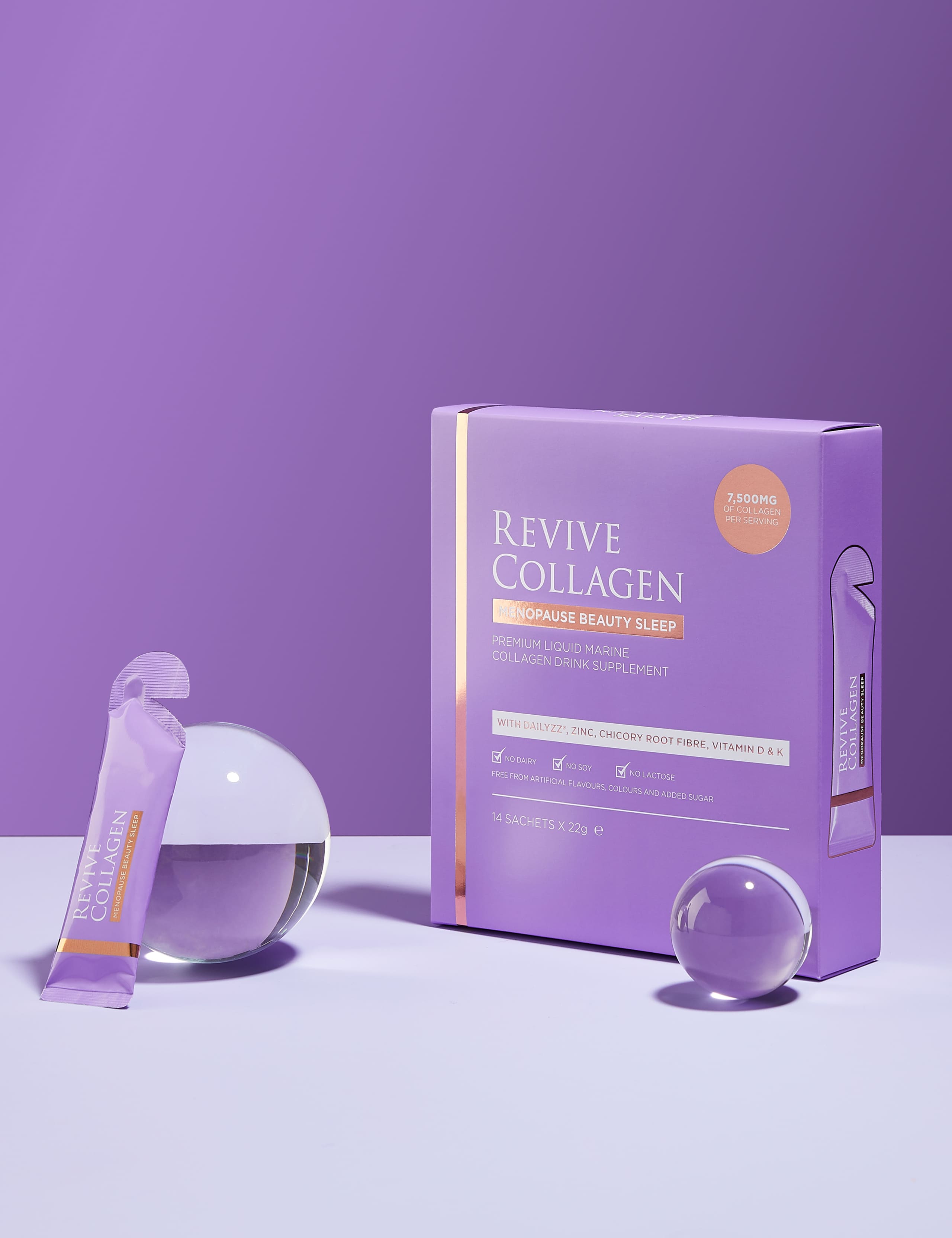 Menopause Beauty Sleep, 7,500mg Marine Collagen 14 Day Sachets 6 of 8