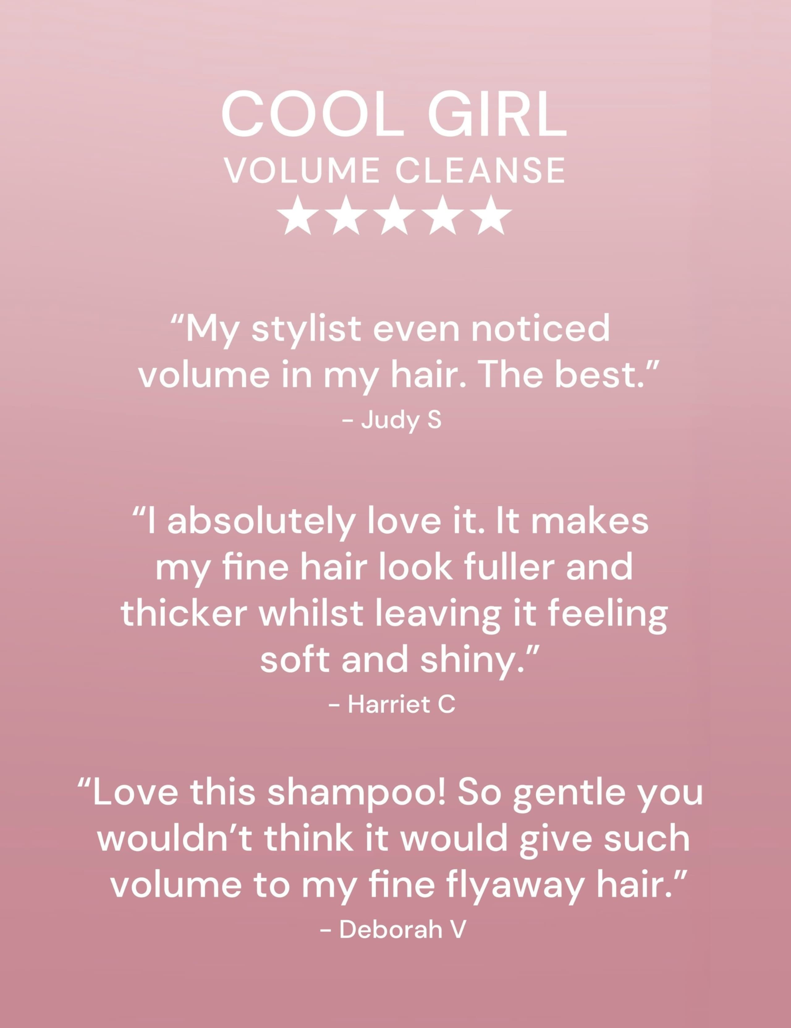 Cool Girl Volume Cleansing Shampoo Mini 100ml 9 of 9