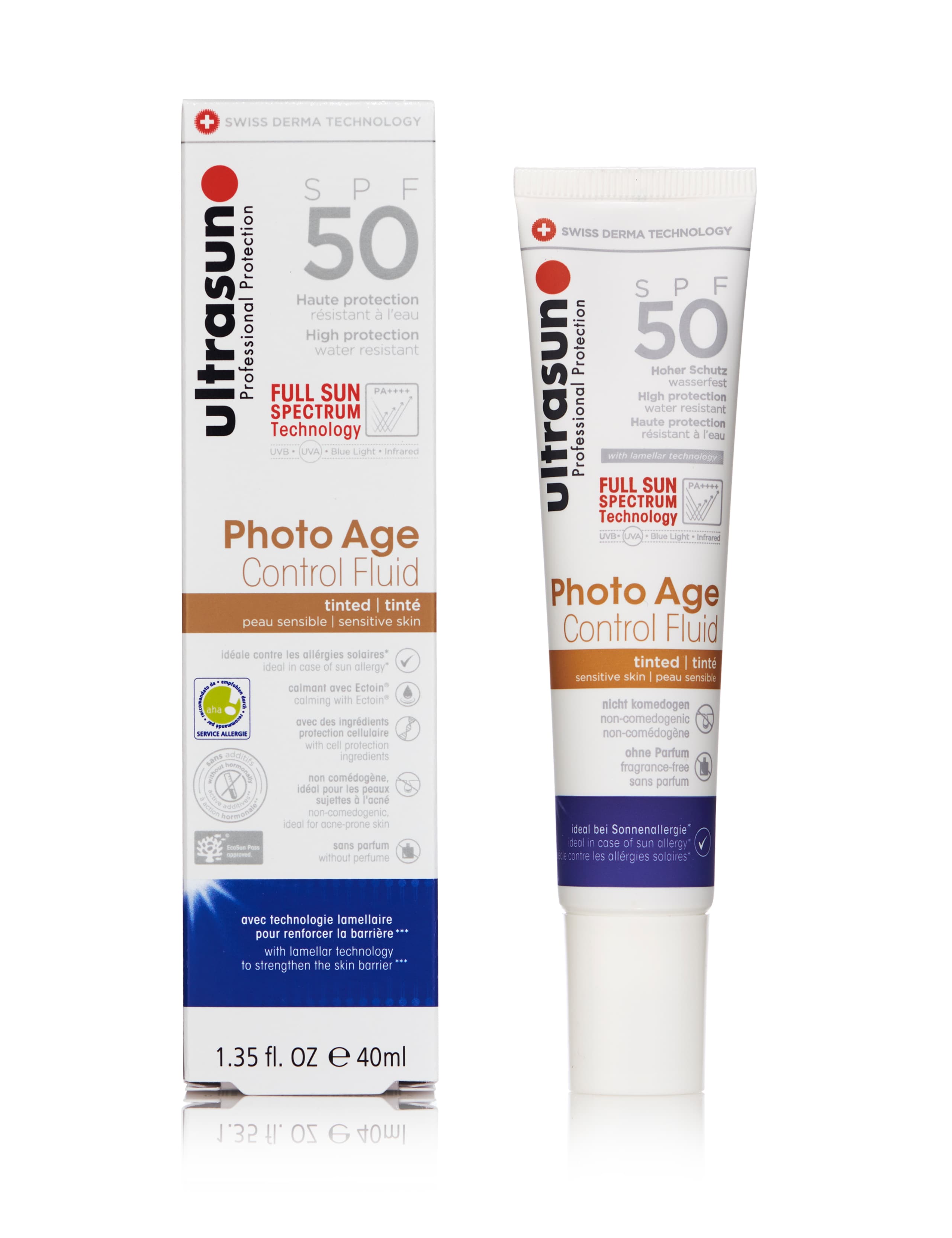 Ultrasun Photo Age Control Fluid Tinted SPF50 40ml 2 of 3