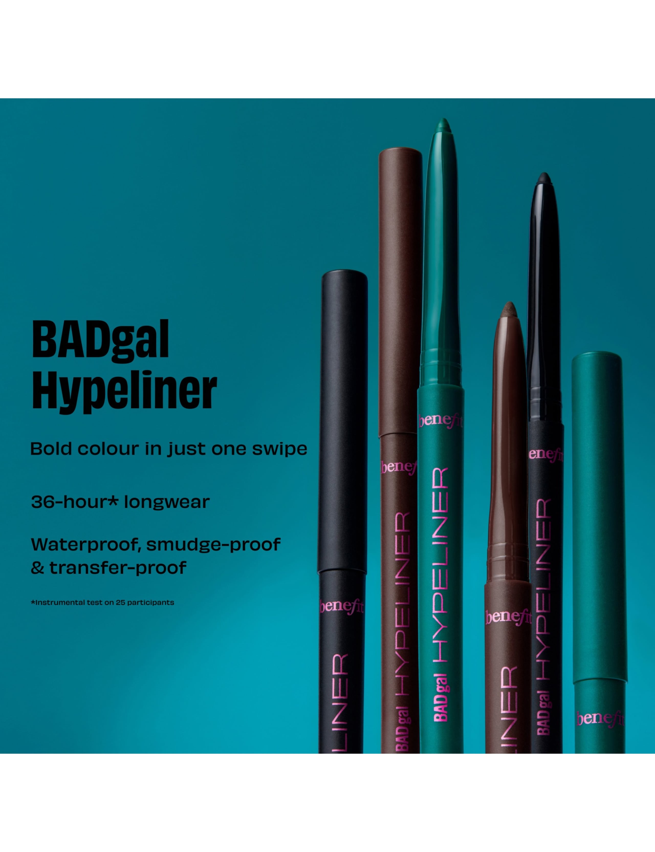 Badgal Hypeliner Pitch Black Waterproof Eyeliner 0.25g 4 of 7
