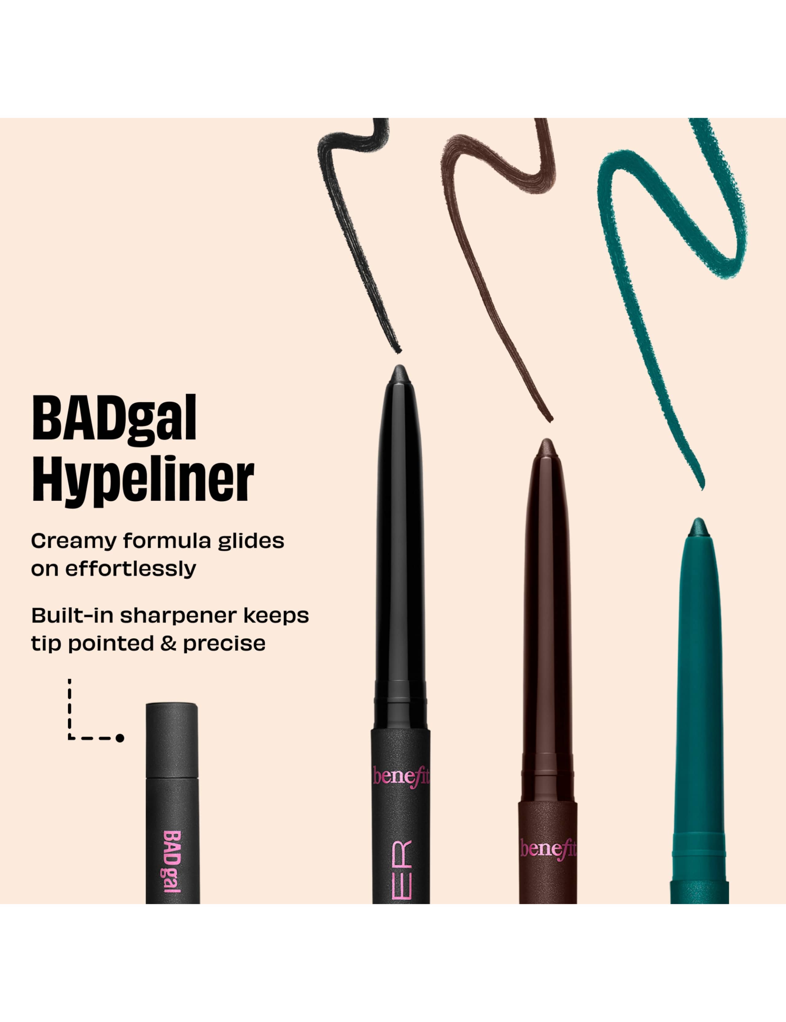 Badgal Hypeliner Pitch Black Waterproof Eyeliner 0.25g 6 of 7