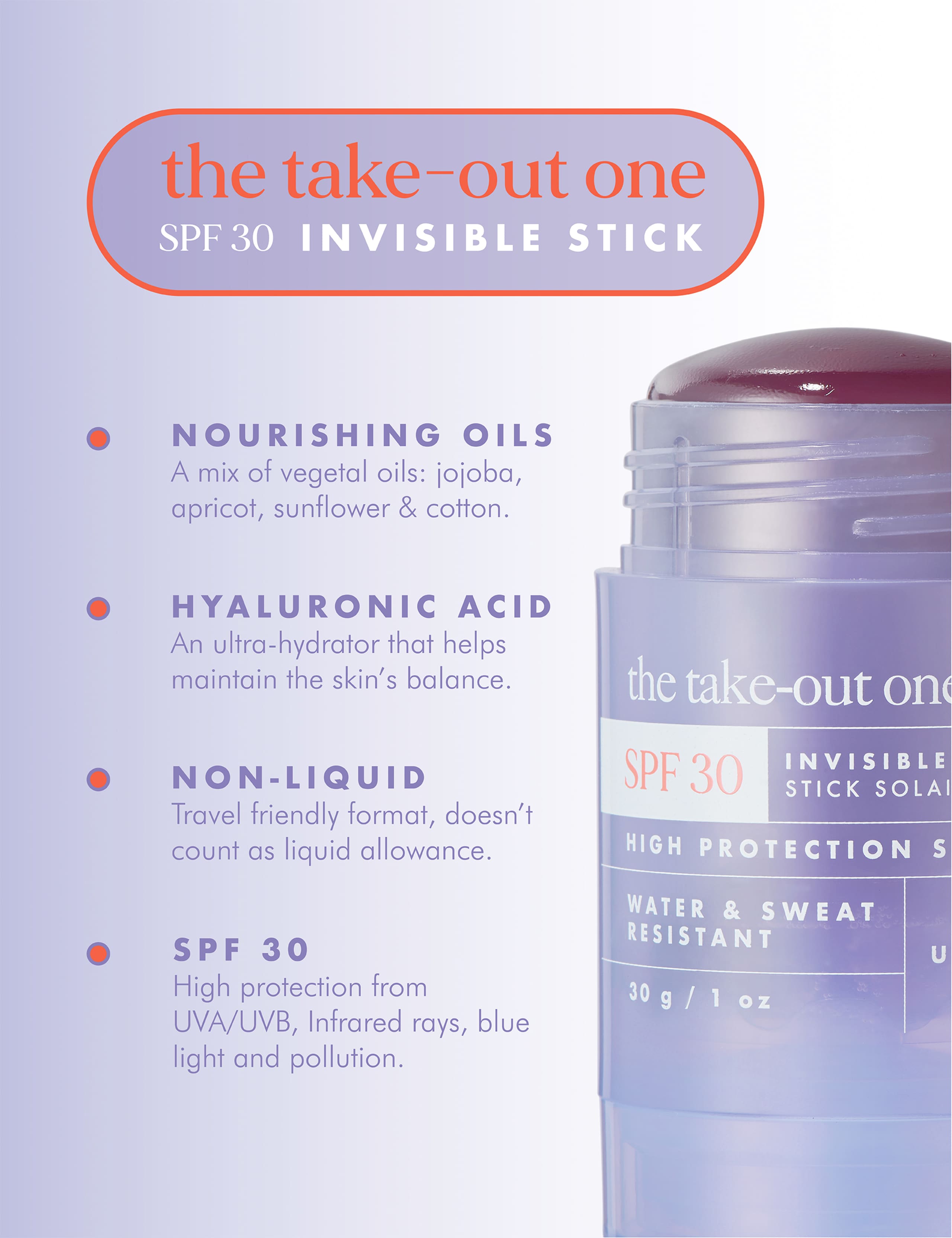 The Take-Out One - Invisible Sun Stick SPF 30 30g 5 of 6